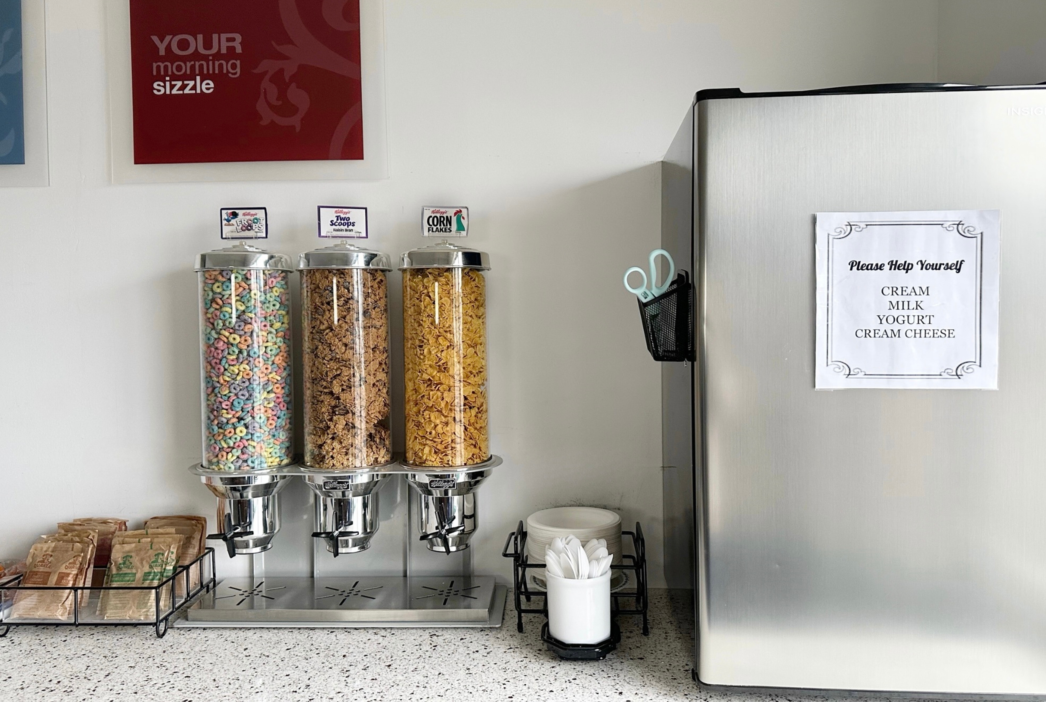 Free breakfast at Travelodge by Wyndham Welland in Welland, Ontario