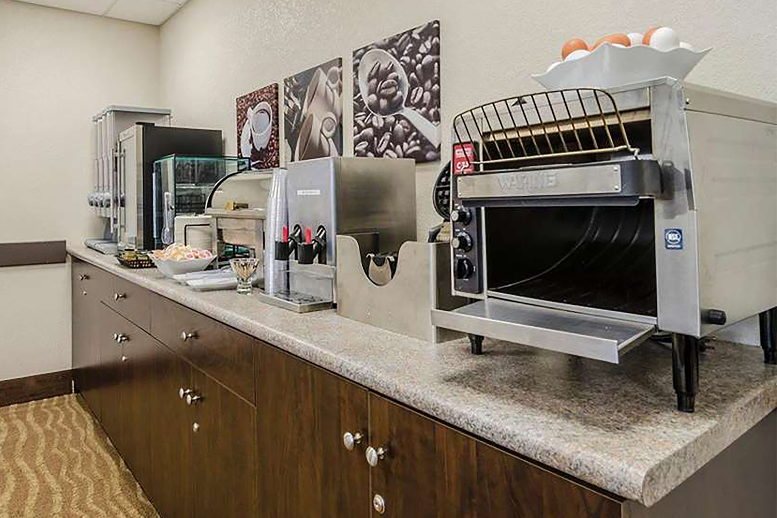 Free breakfast at Travelodge Suites by Wyndham Estevan in Estevan, Saskatchewan