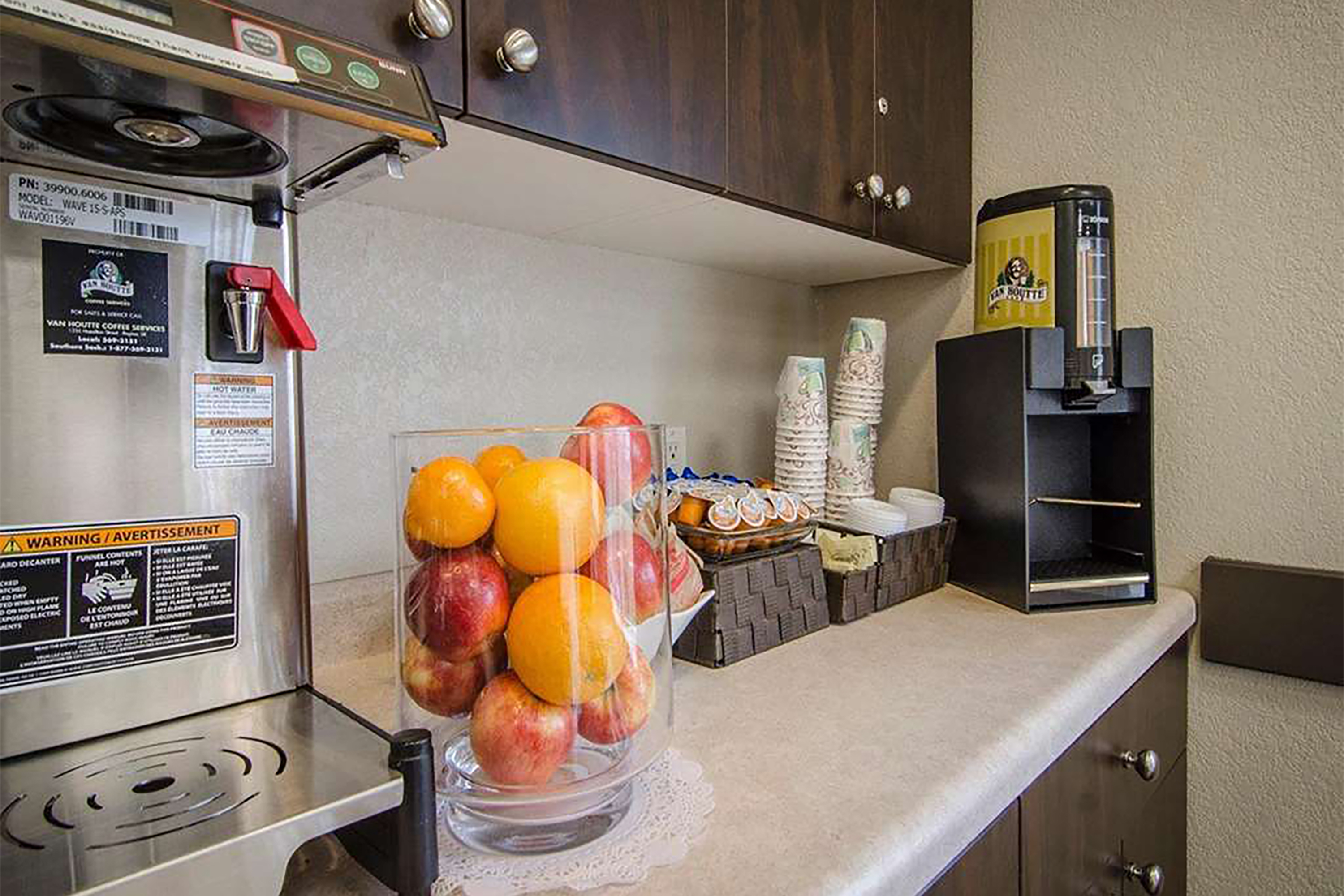 Free breakfast at Travelodge Suites by Wyndham Estevan in Estevan, Saskatchewan