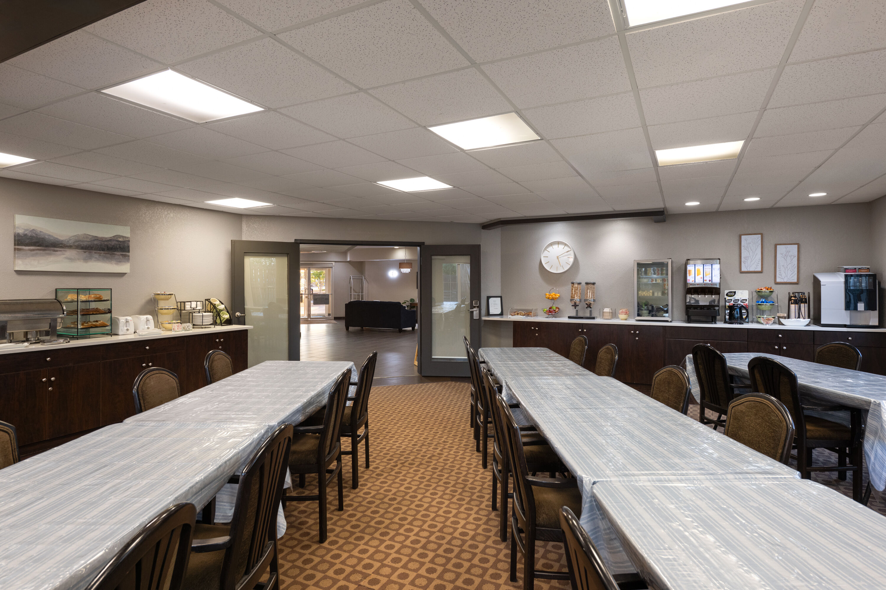 Free breakfast at Travelodge Suites by Wyndham Estevan in Estevan, Saskatchewan