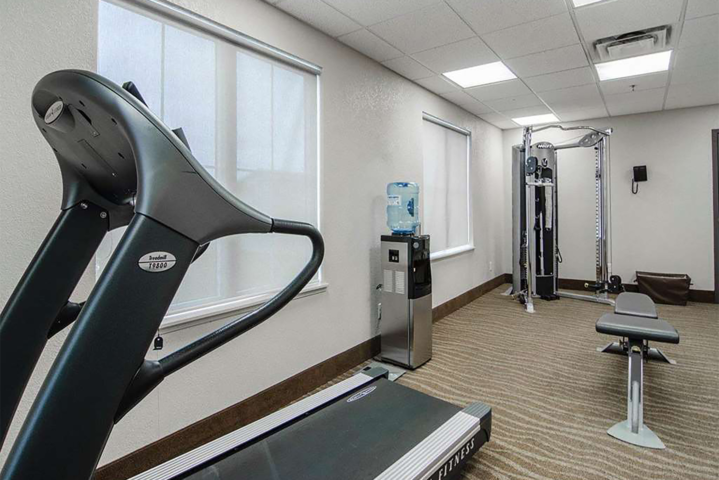 Fitness room at Travelodge Suites by Wyndham Estevan in Estevan, Saskatchewan