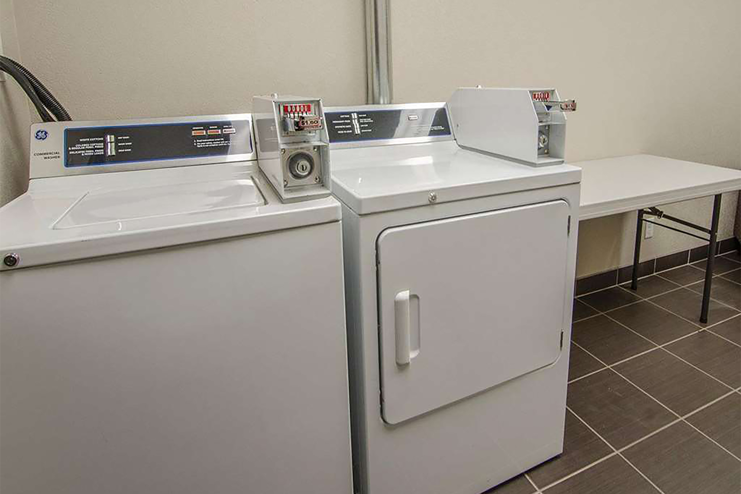 Laundry facilities at Travelodge Suites by Wyndham Estevan in Estevan, Saskatchewan