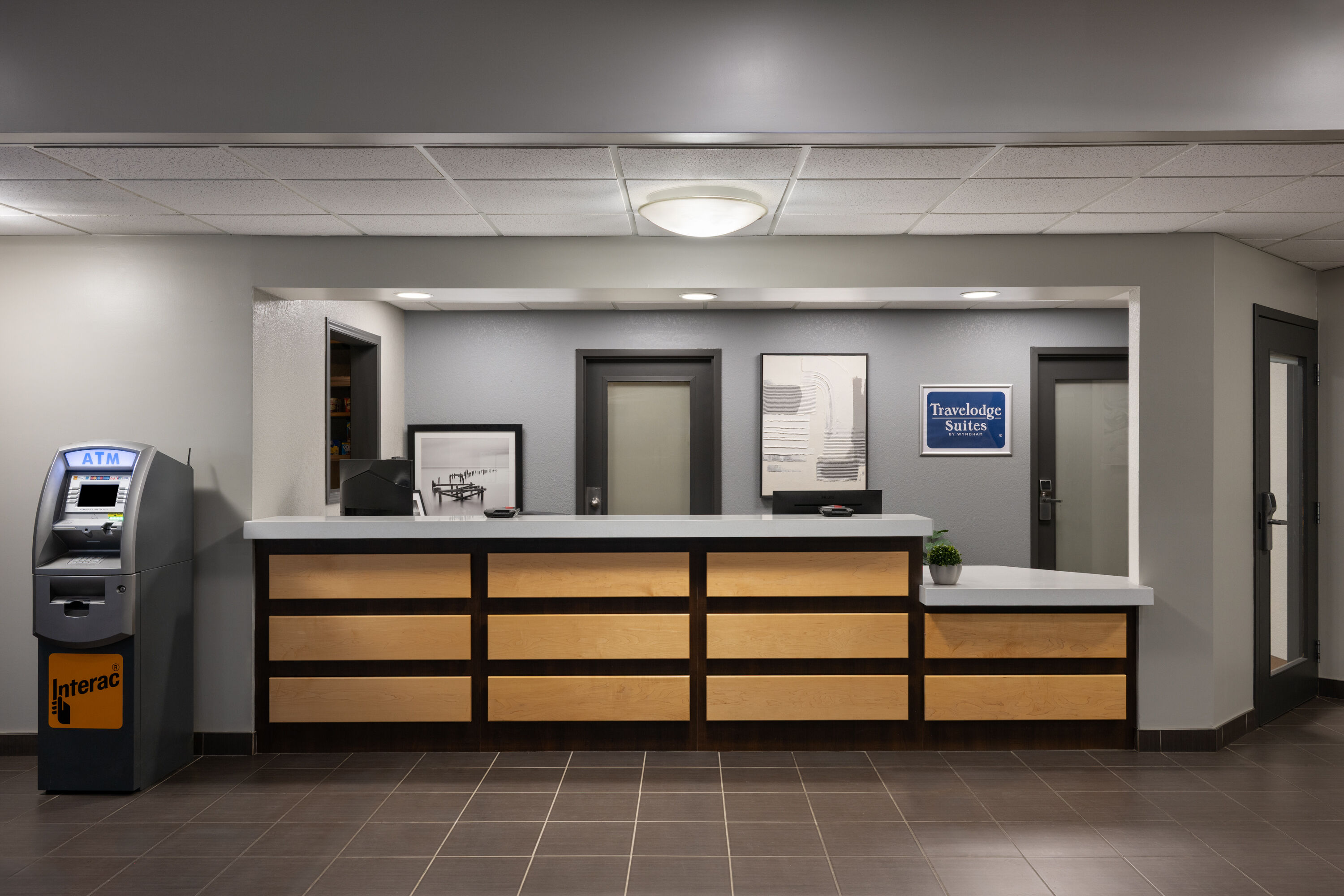 Travelodge Suites by Wyndham Estevan reception in Estevan, Saskatchewan
