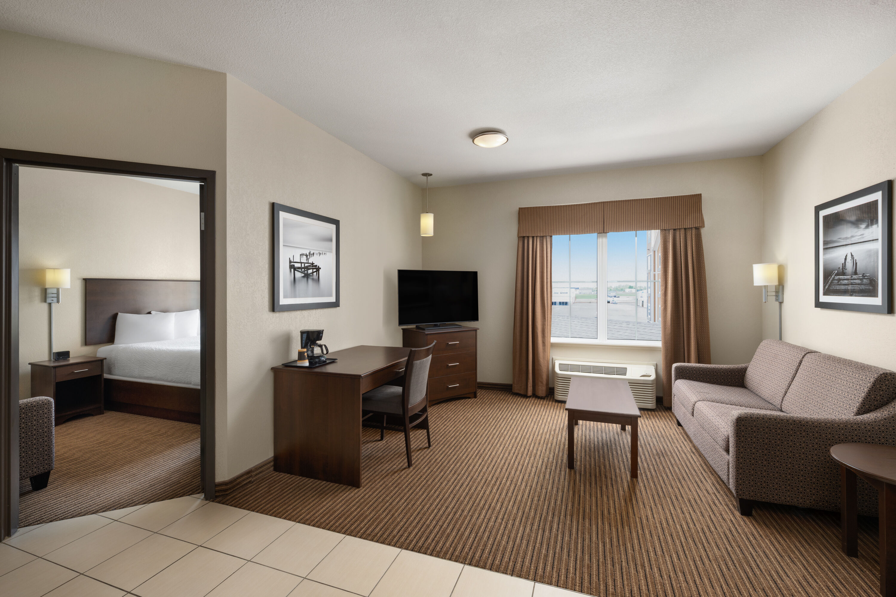 Travelodge Suites by Wyndham Estevan suite in Estevan, Saskatchewan