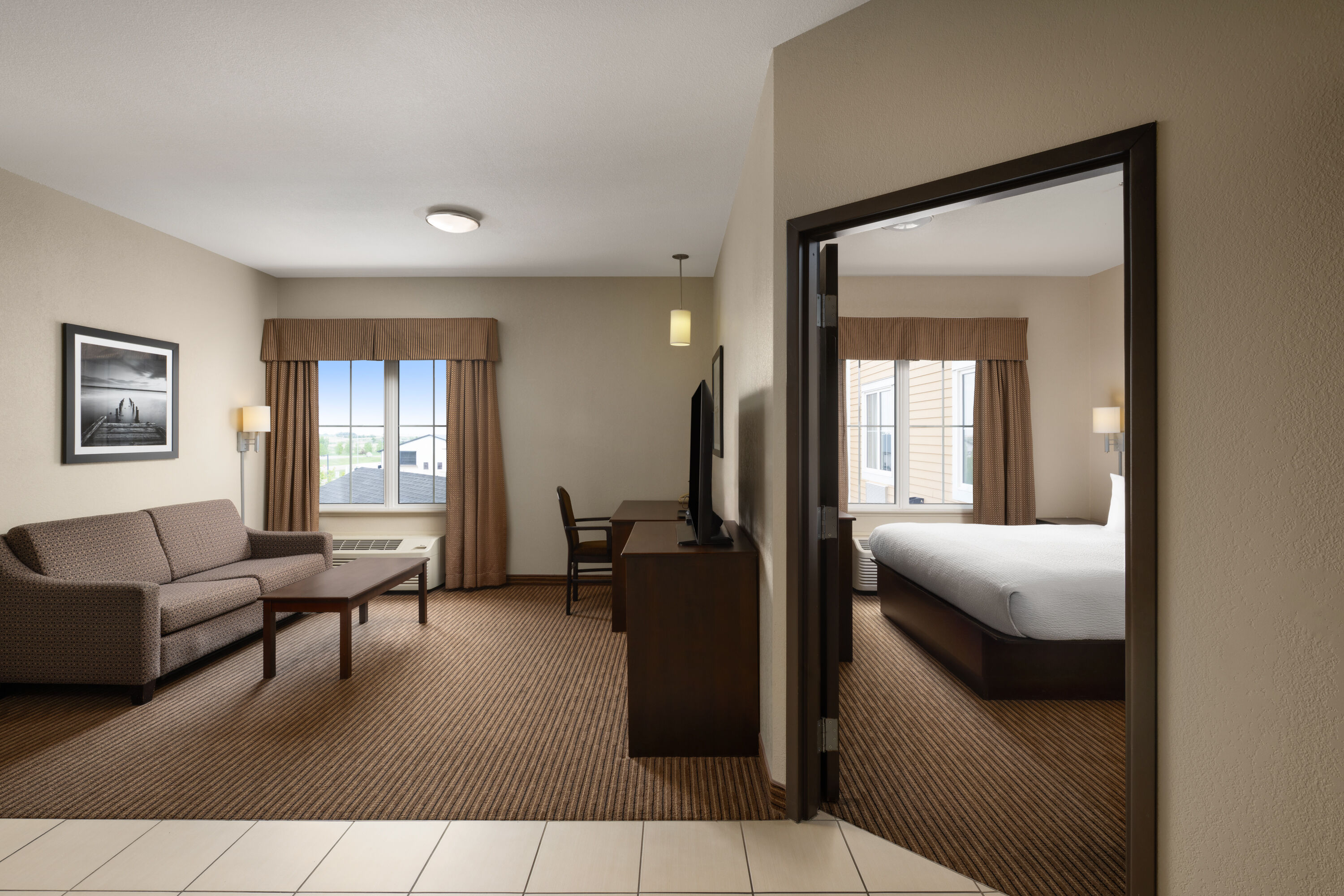 Travelodge Suites by Wyndham Estevan suite in Estevan, Saskatchewan
