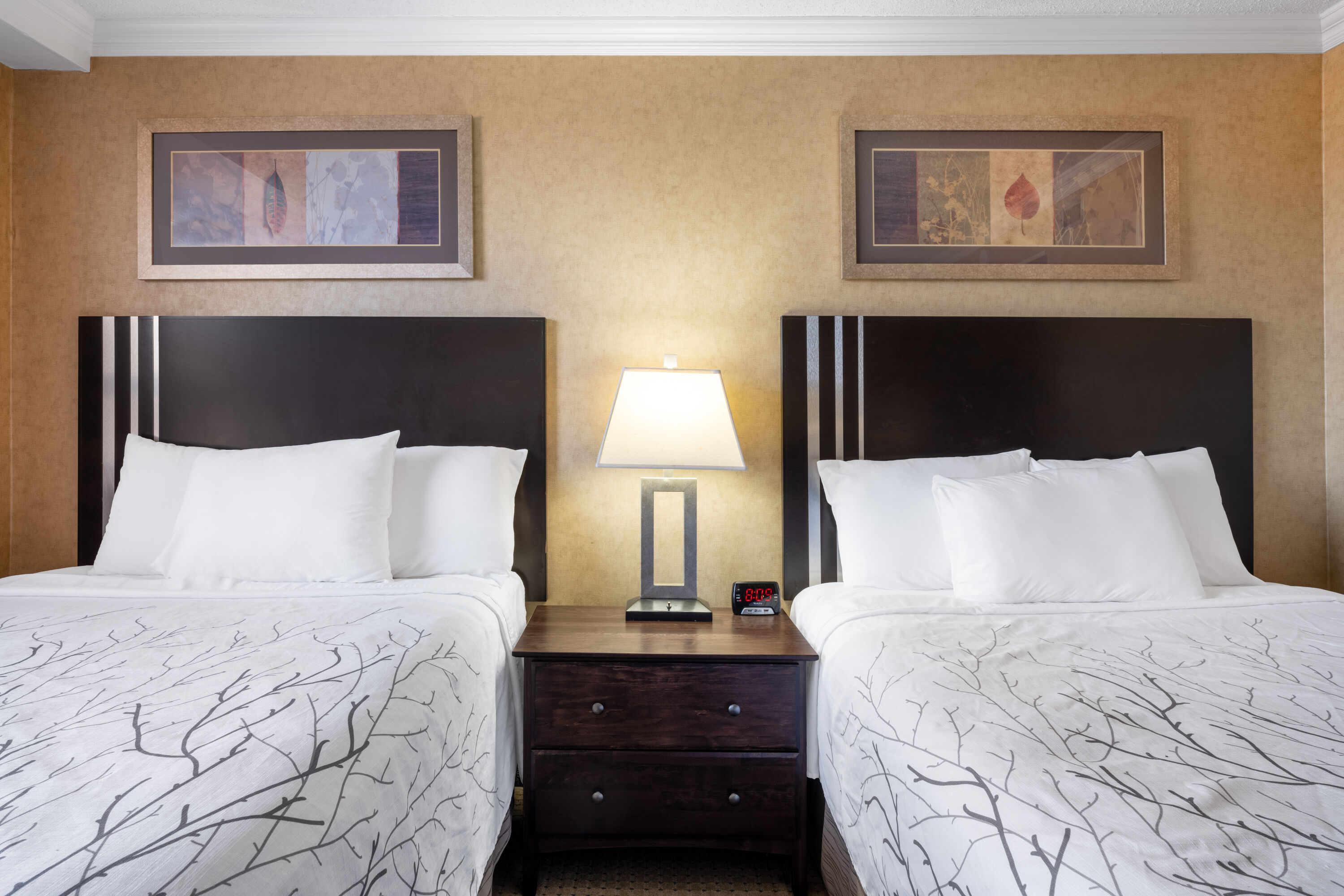 Guest room at the Travelodge by Wyndham Prince Albert in Prince Albert, Saskatchewan