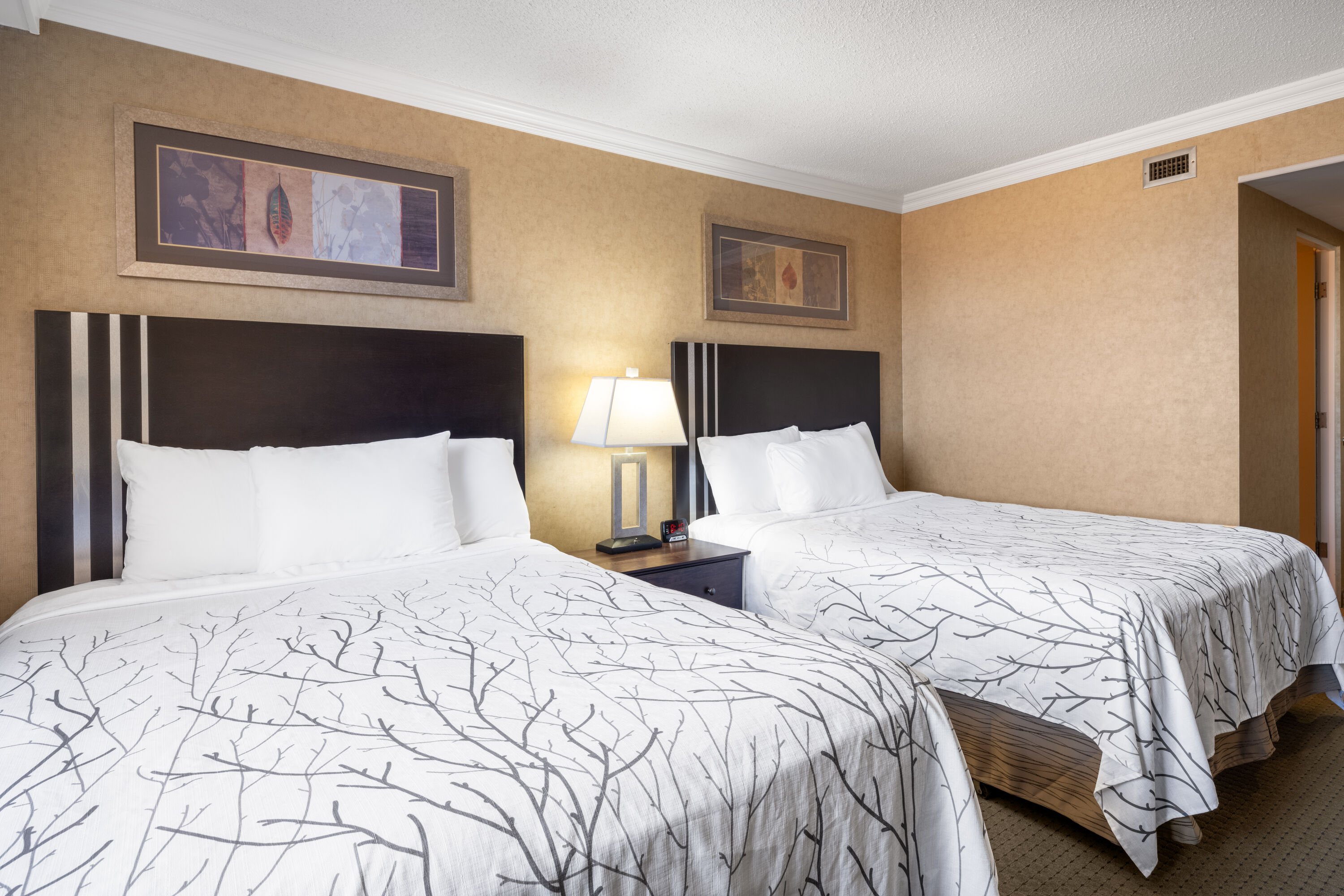 Guest room at the Travelodge by Wyndham Prince Albert in Prince Albert, Saskatchewan