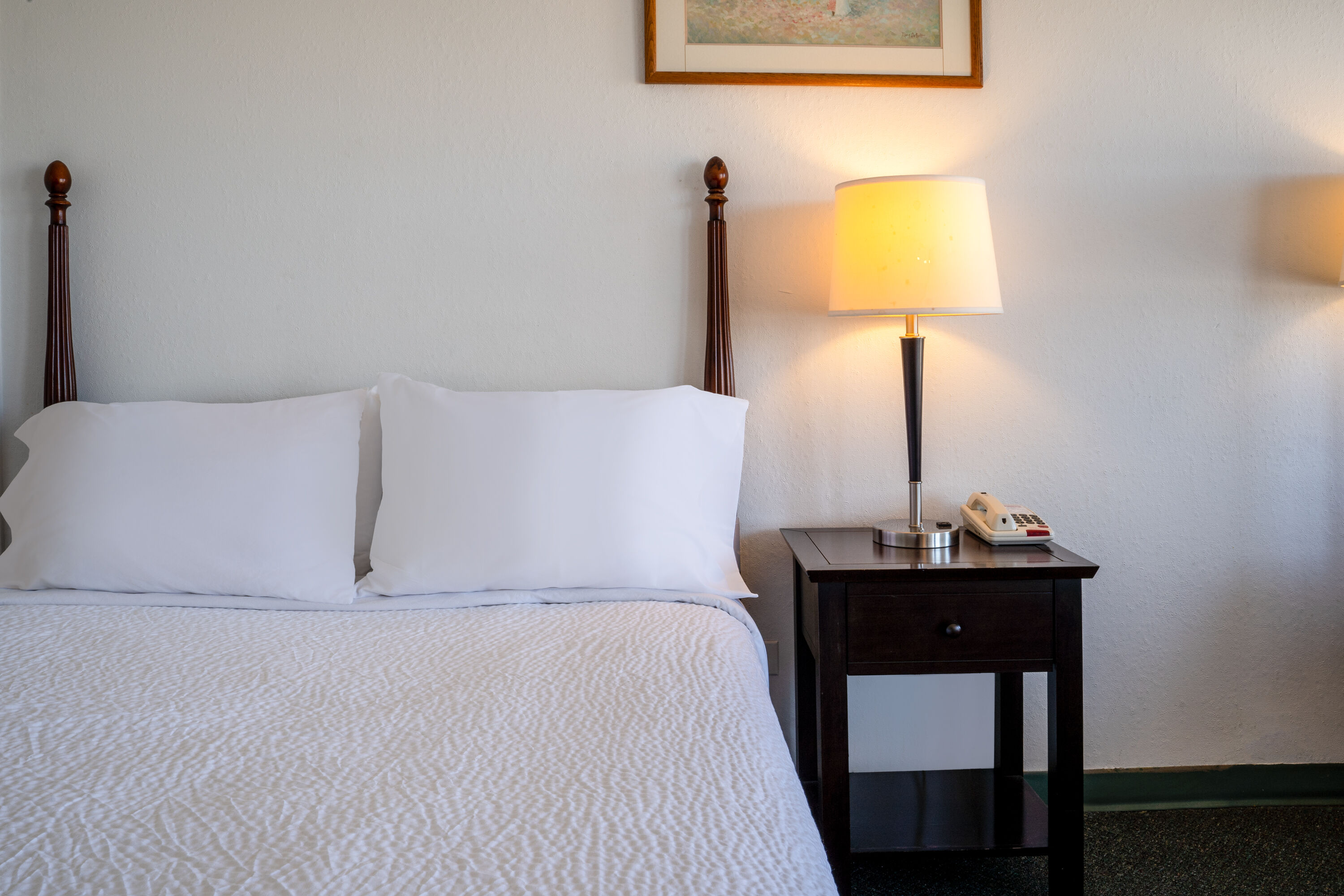 Guest room at the Thriftlodge by Wyndham Regina North in Regina, Saskatchewan