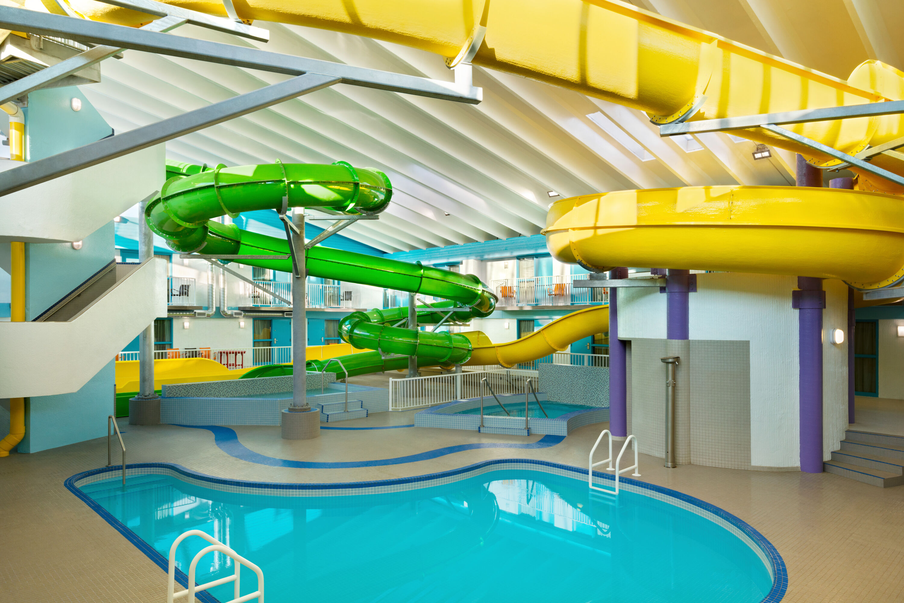 Waterslide at the Travelodge Hotel by Wyndham Saskatoon in Saskatoon, Saskatchewan