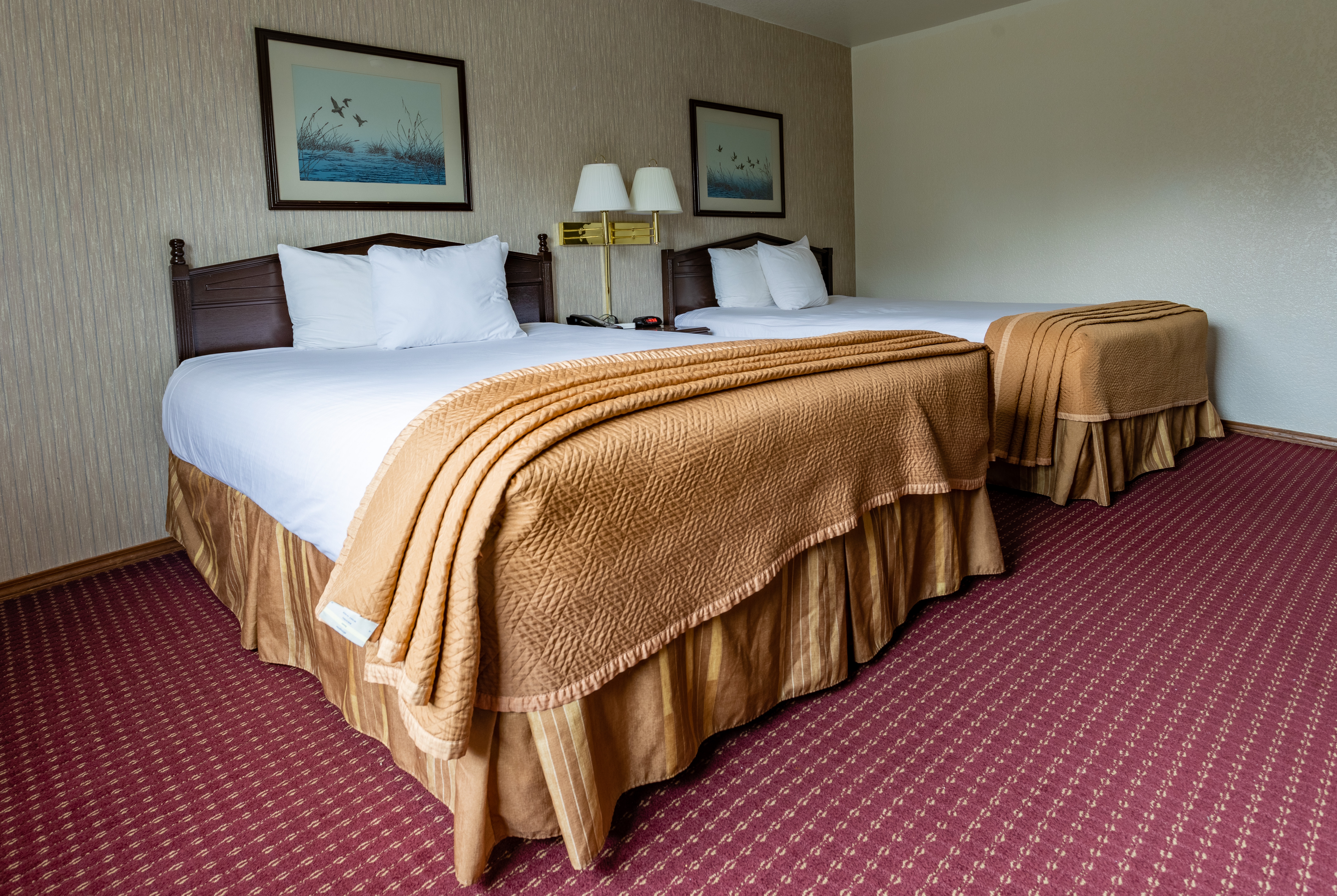 Guest room at the Travelodge by Wyndham Juneau in Juneau, Alaska