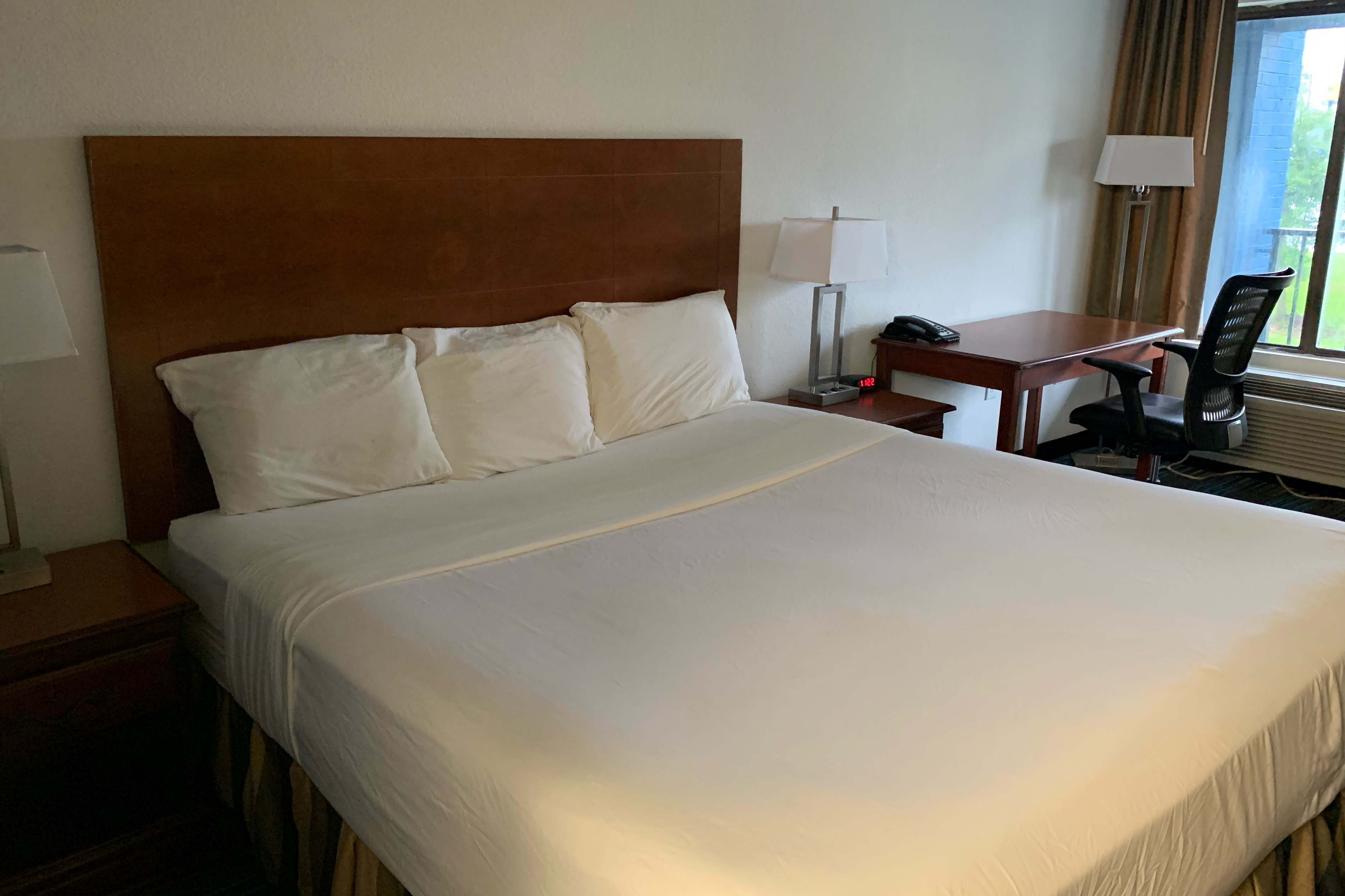 Guest room at the Travelodge by Wyndham Mobile AL in Mobile, Alabama