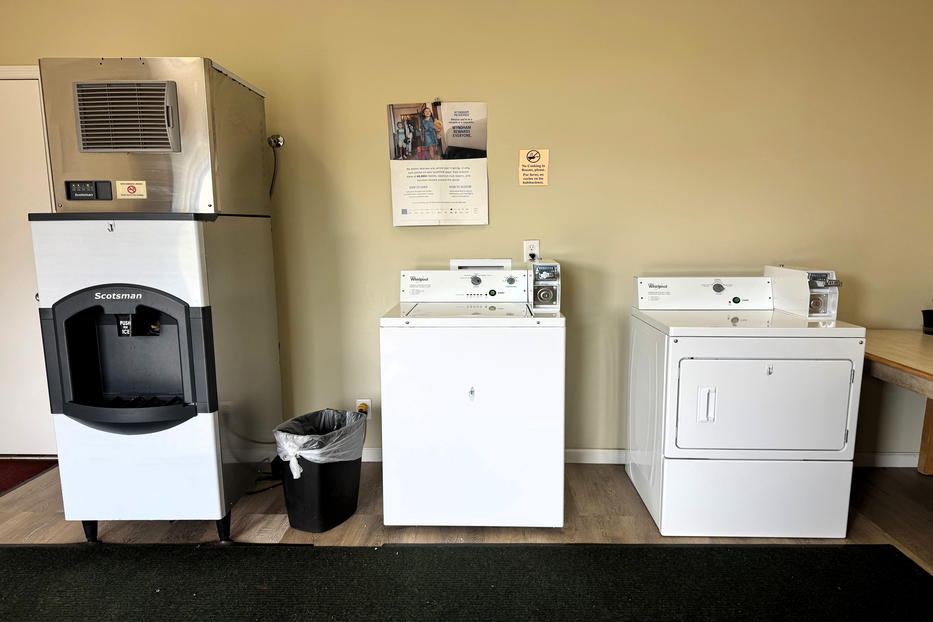 Laundry facilities at Travelodge by Wyndham Thomasville AL in Thomasville, Alabama