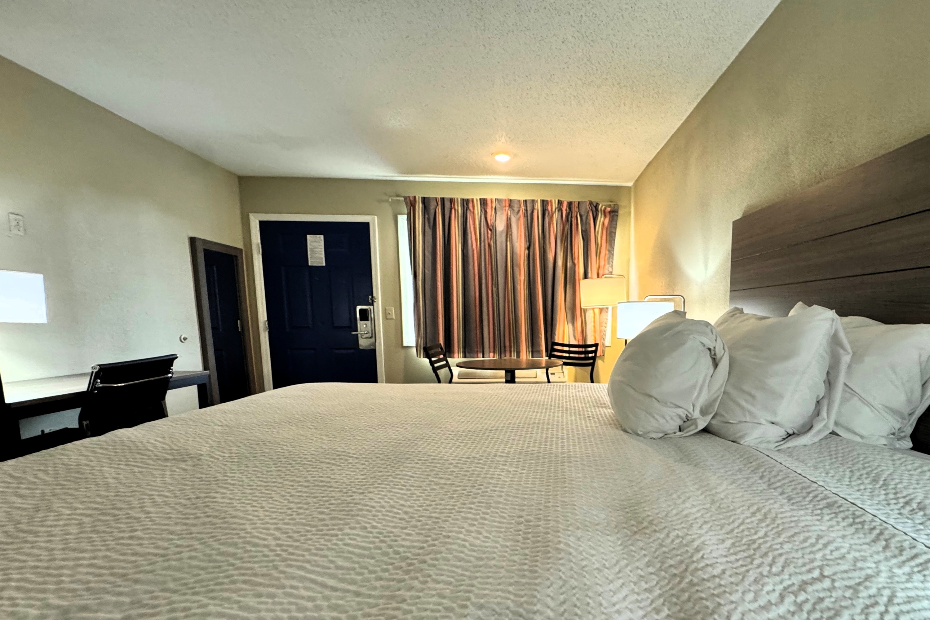 Guest room at the Travelodge by Wyndham Thomasville AL in Thomasville, Alabama