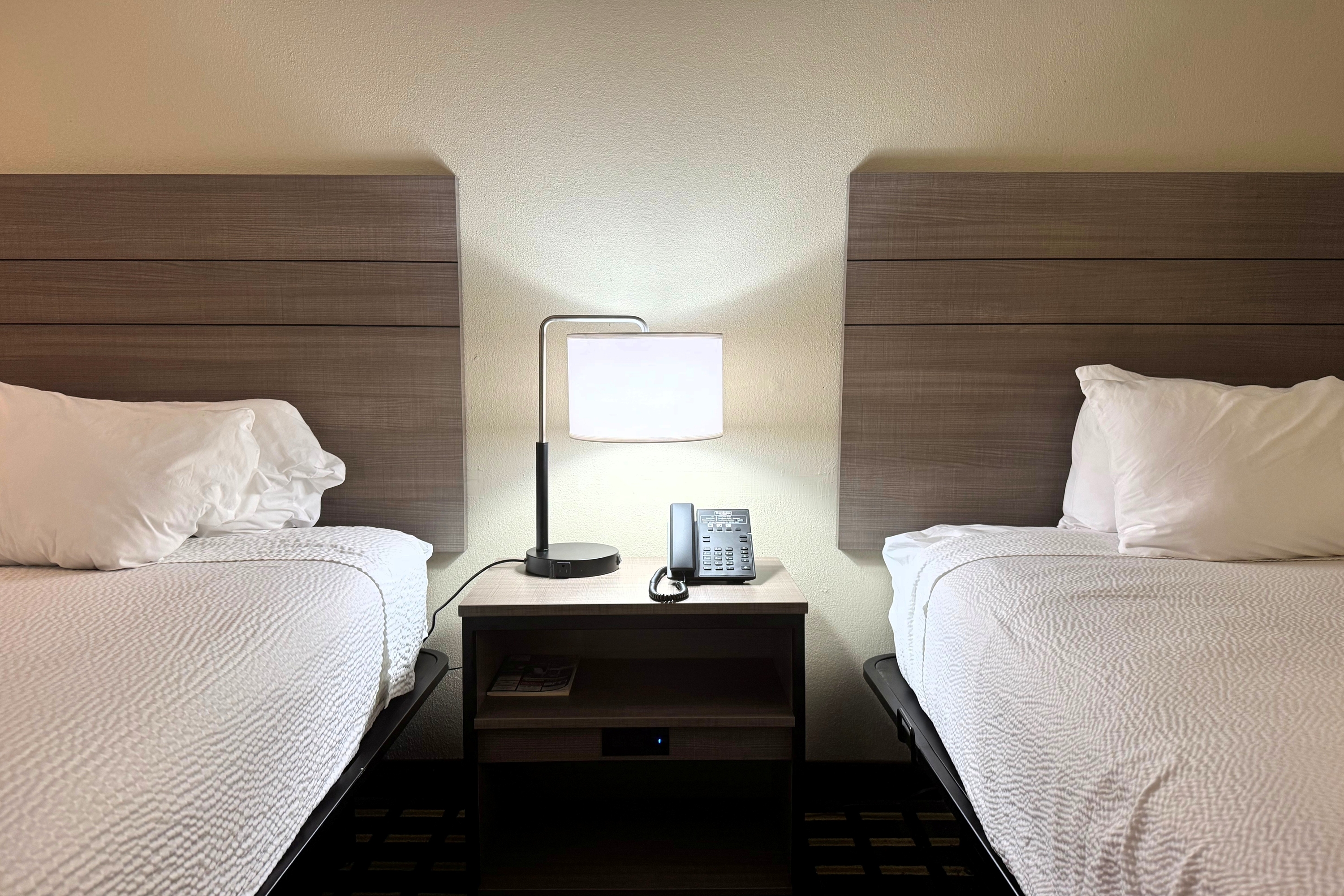 Guest room at the Travelodge by Wyndham Thomasville AL in Thomasville, Alabama
