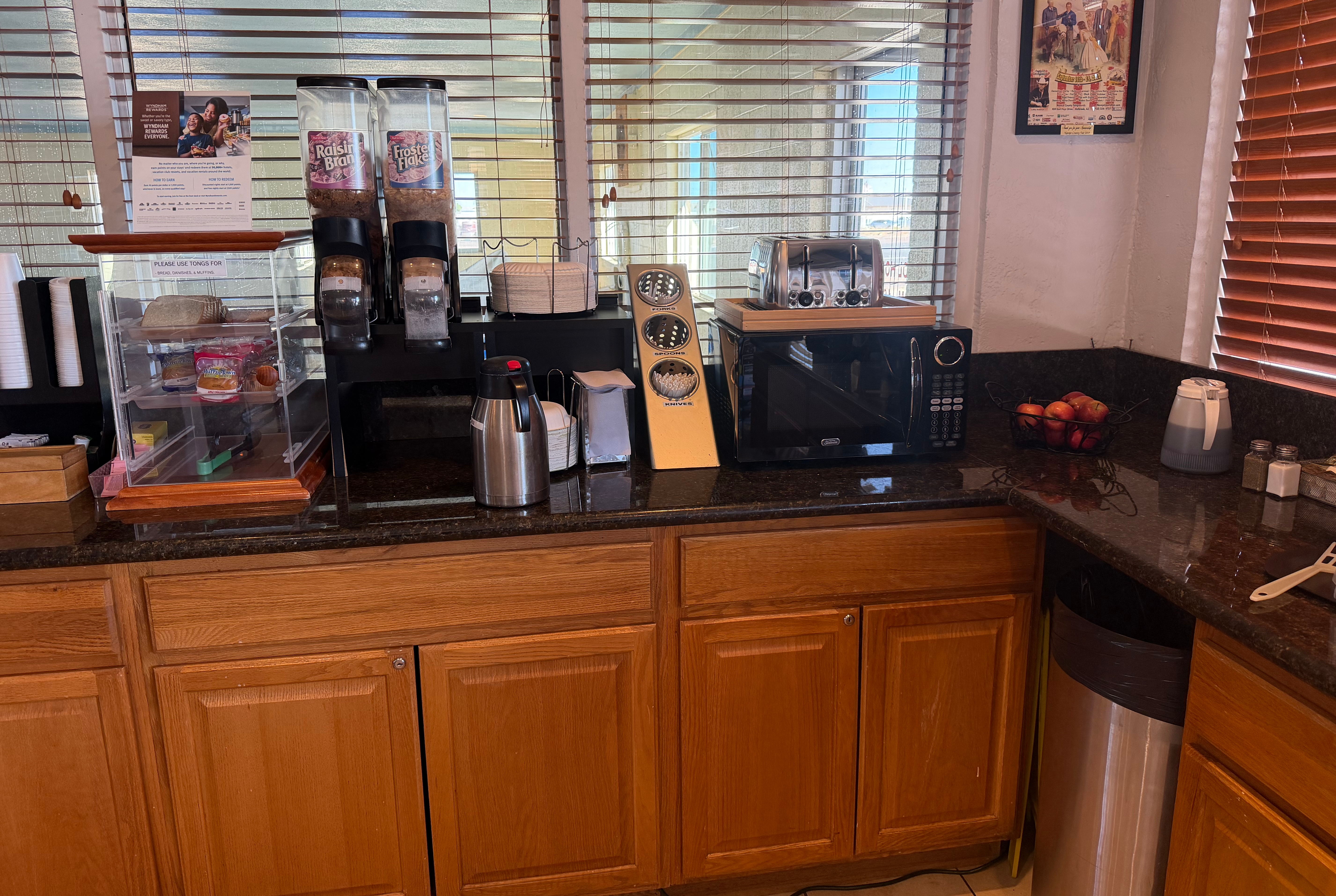 Free breakfast at Travelodge by Wyndham Holbrook in Holbrook, Arizona