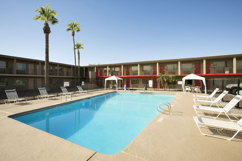 Pool at the Travelodge Phoenix North in Phoenix, Arizona
