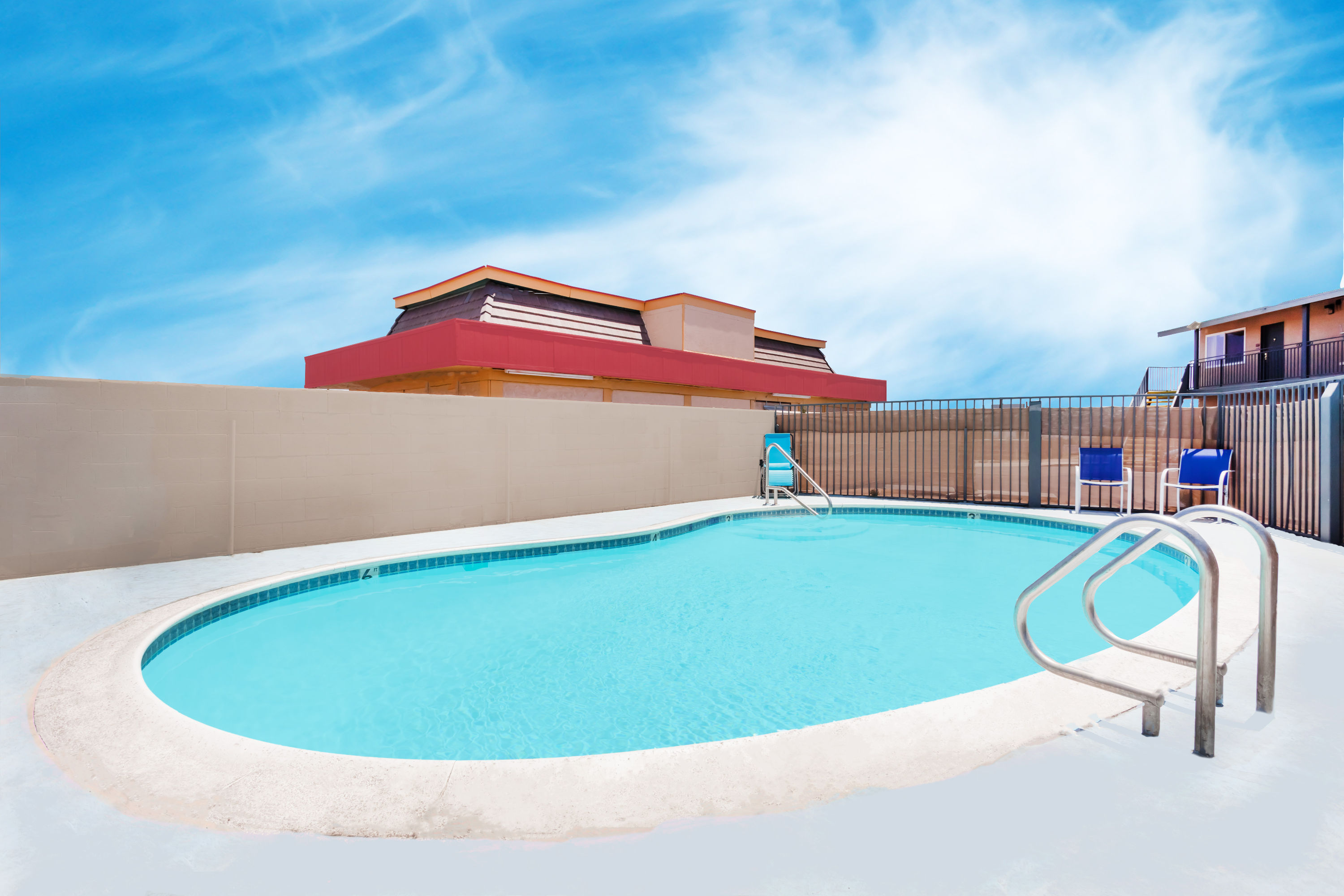 Pool at the Travelodge by Wyndham Barstow in Barstow, California