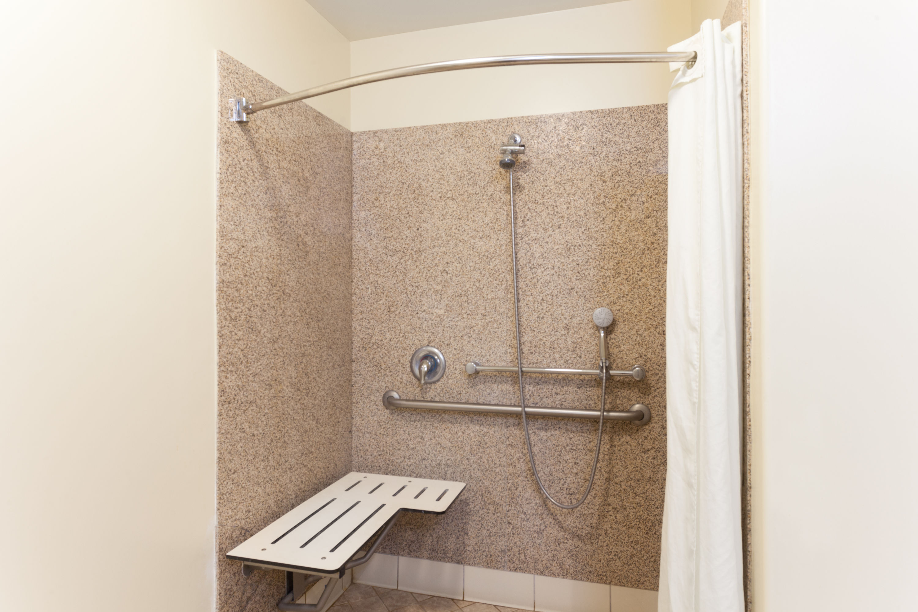 Guest room at the Travelodge by Wyndham Brea in Brea, California