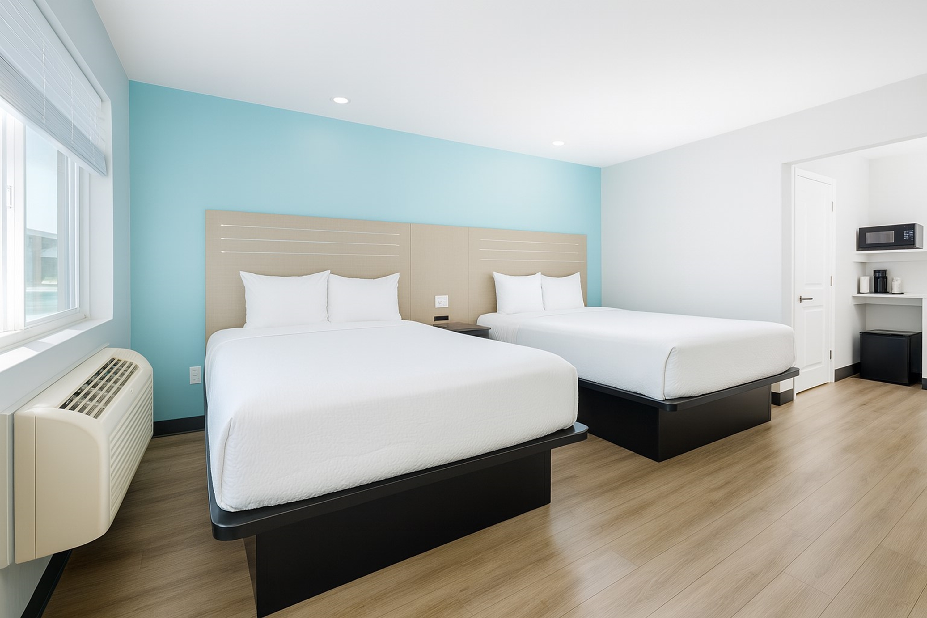 Guest room at the Travelodge by Wyndham LAX in El Segundo, California