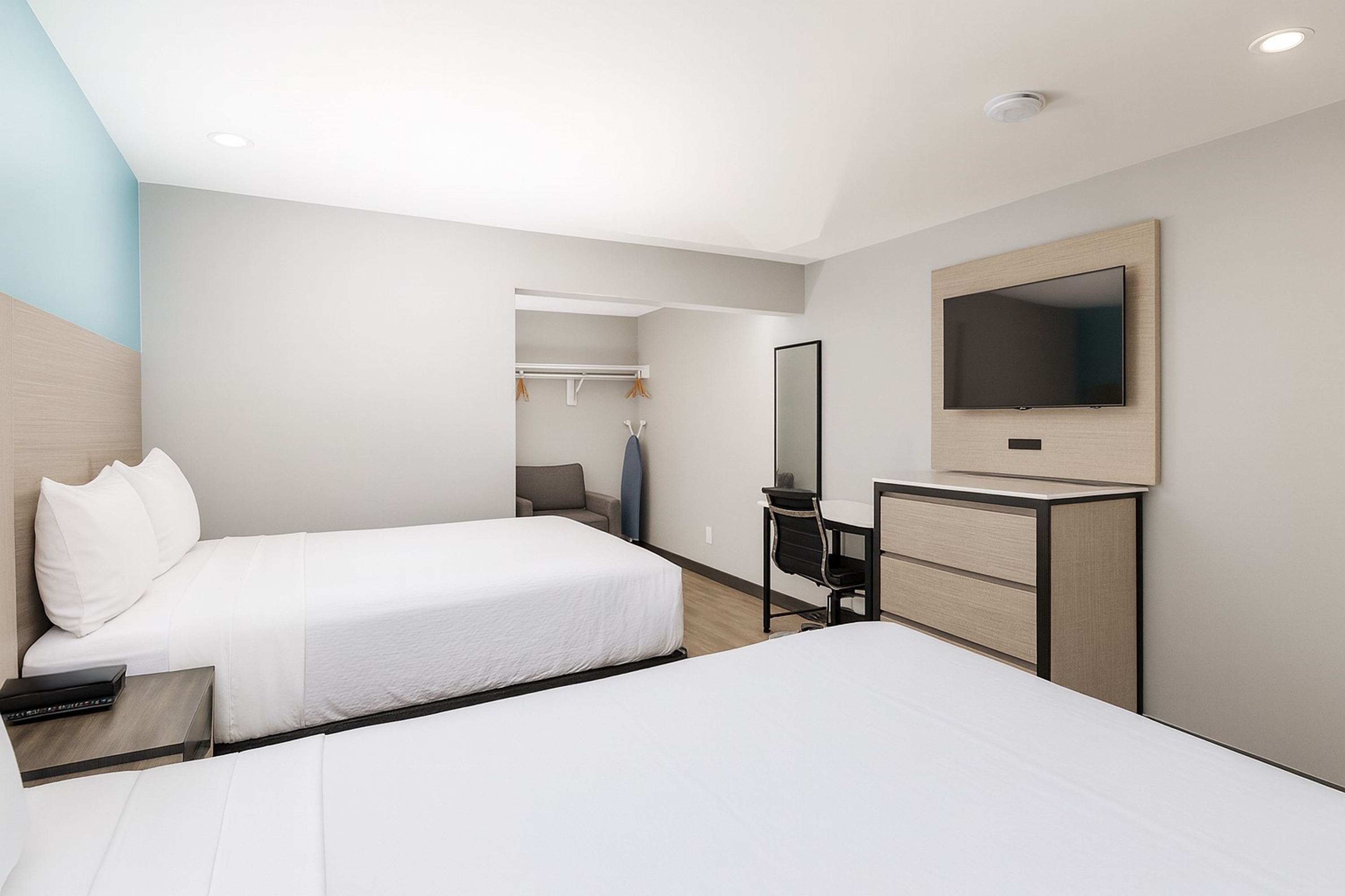 Guest room at the Travelodge by Wyndham LAX in El Segundo, California