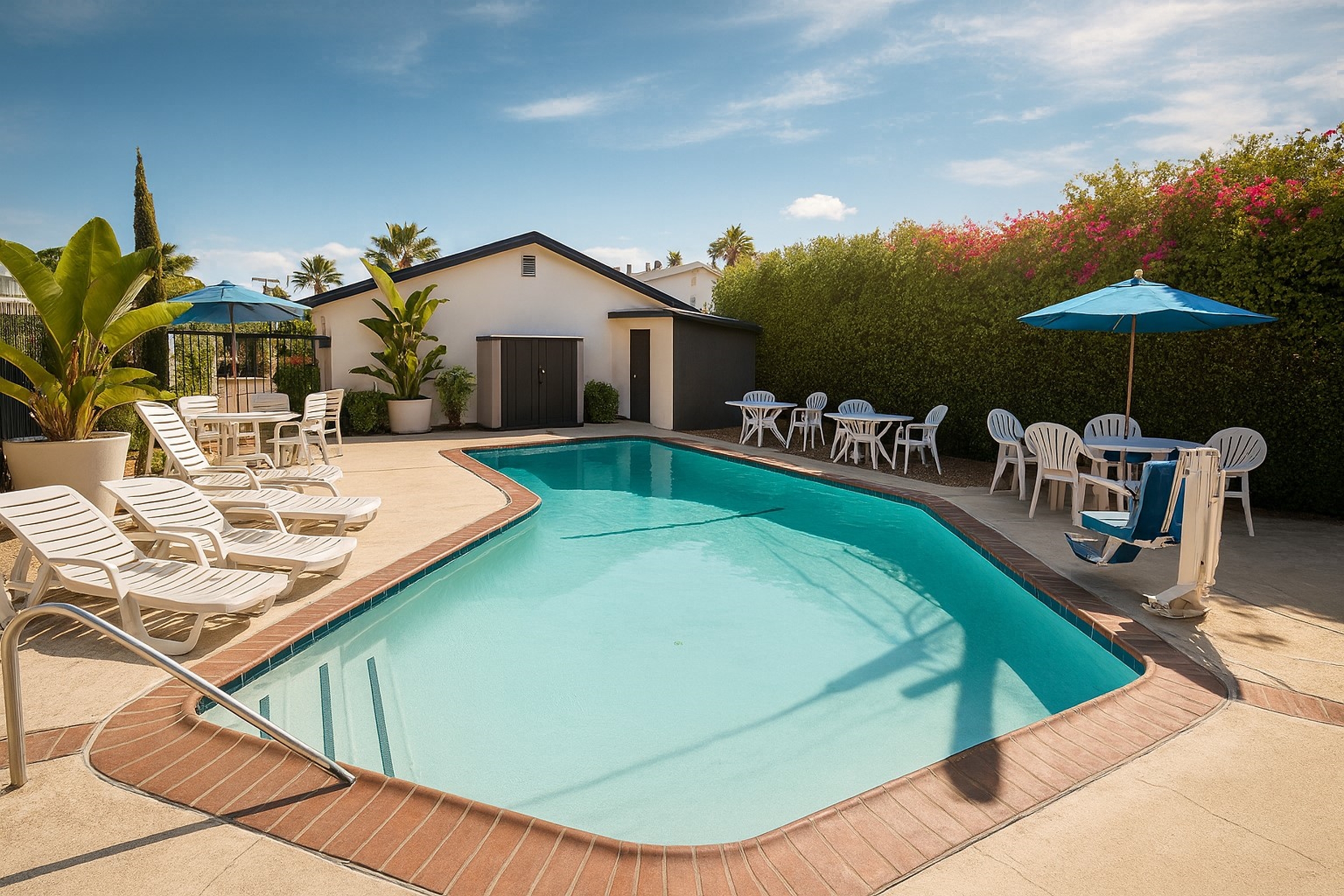 Pool at the Travelodge by Wyndham LAX in El Segundo, California