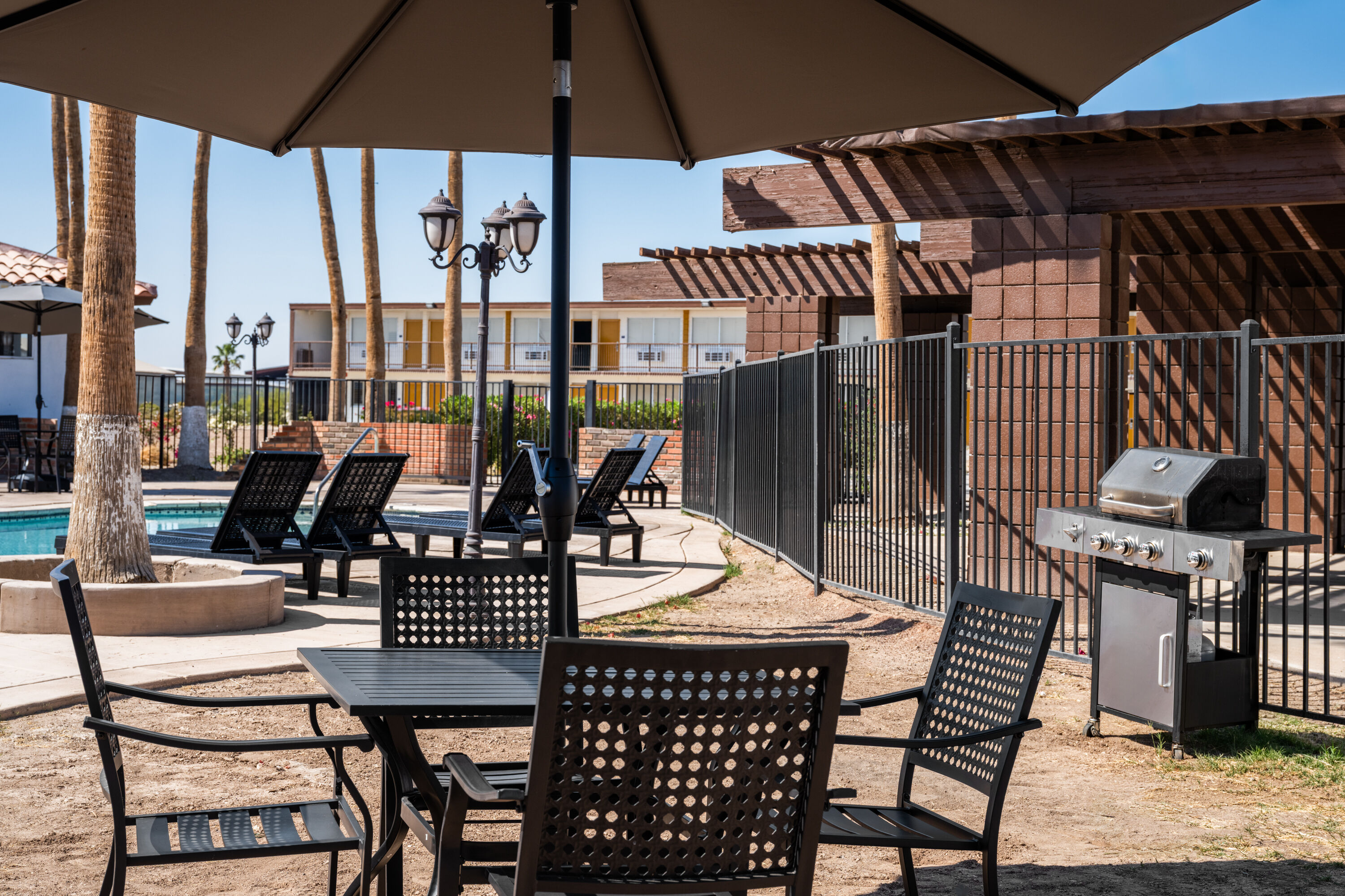 BBQ grill at Travelodge by Wyndham Imperial/El Centro in Imperial, California