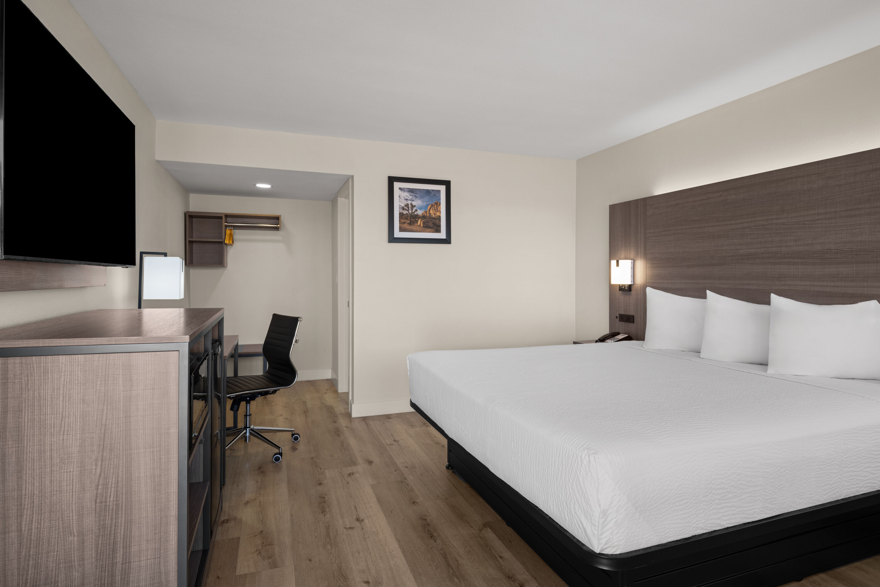 Guest room at the Travelodge by Wyndham Imperial/El Centro in Imperial, California