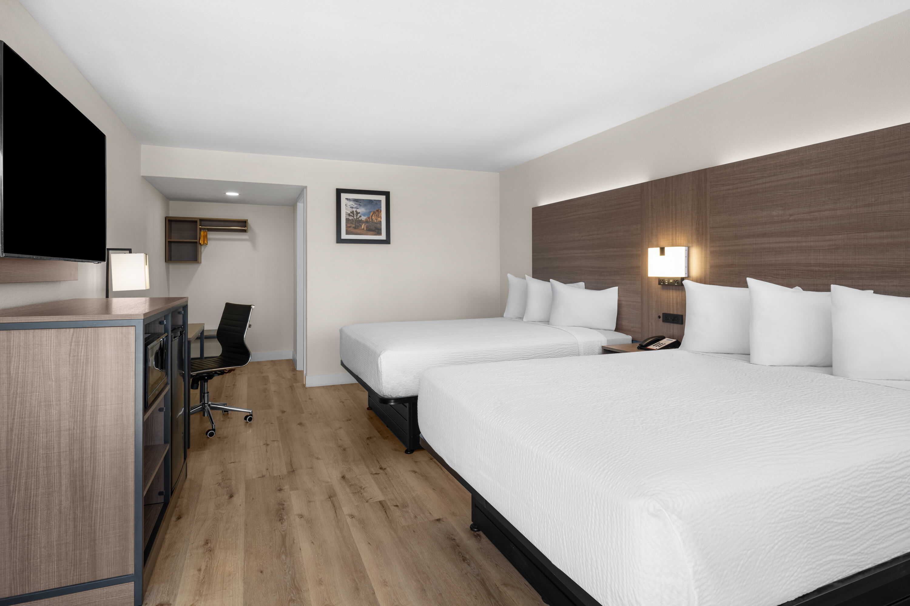 Guest room at the Travelodge by Wyndham Imperial/El Centro in Imperial, California