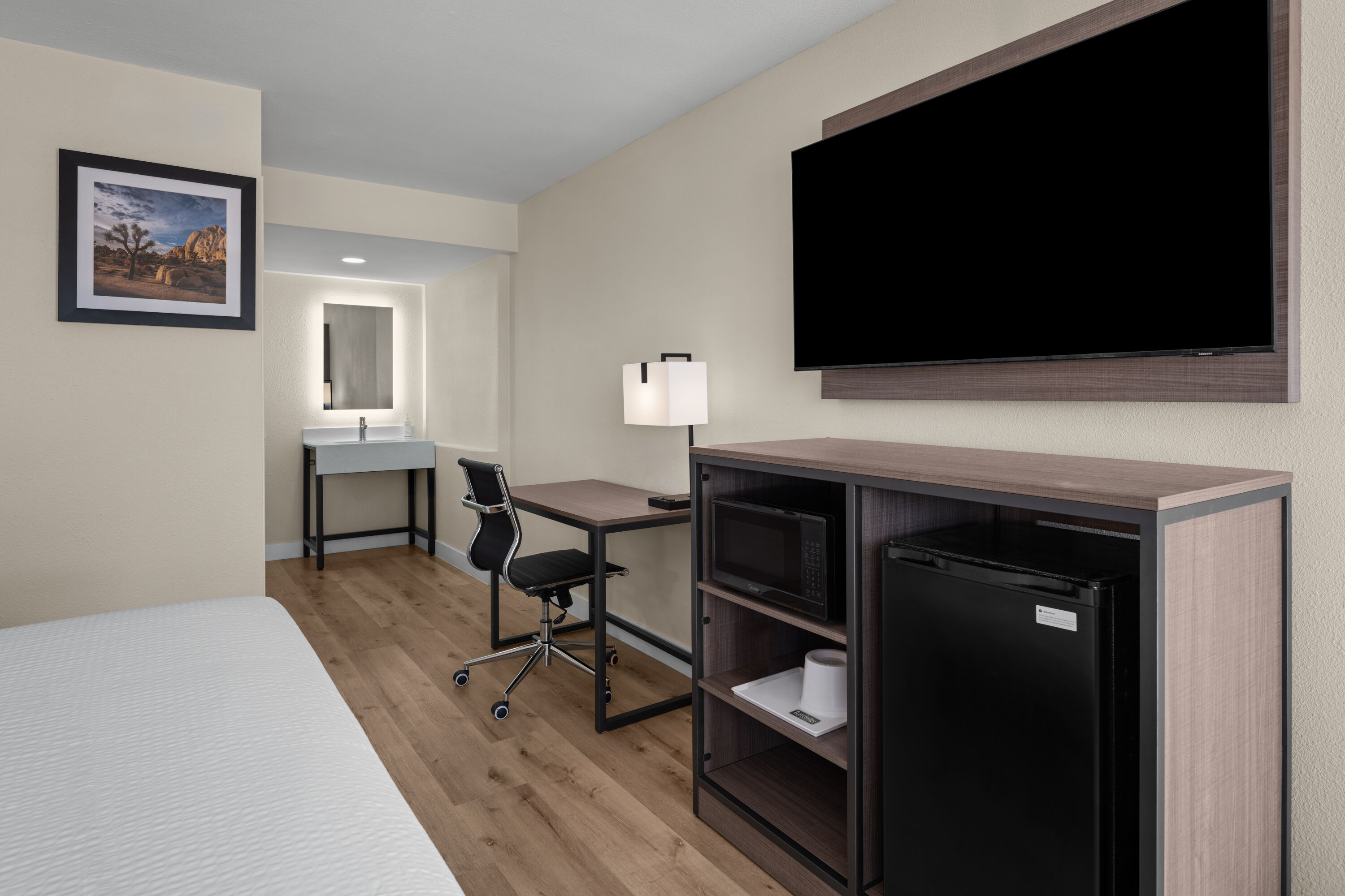 Guest room at the Travelodge by Wyndham Imperial/El Centro in Imperial, California