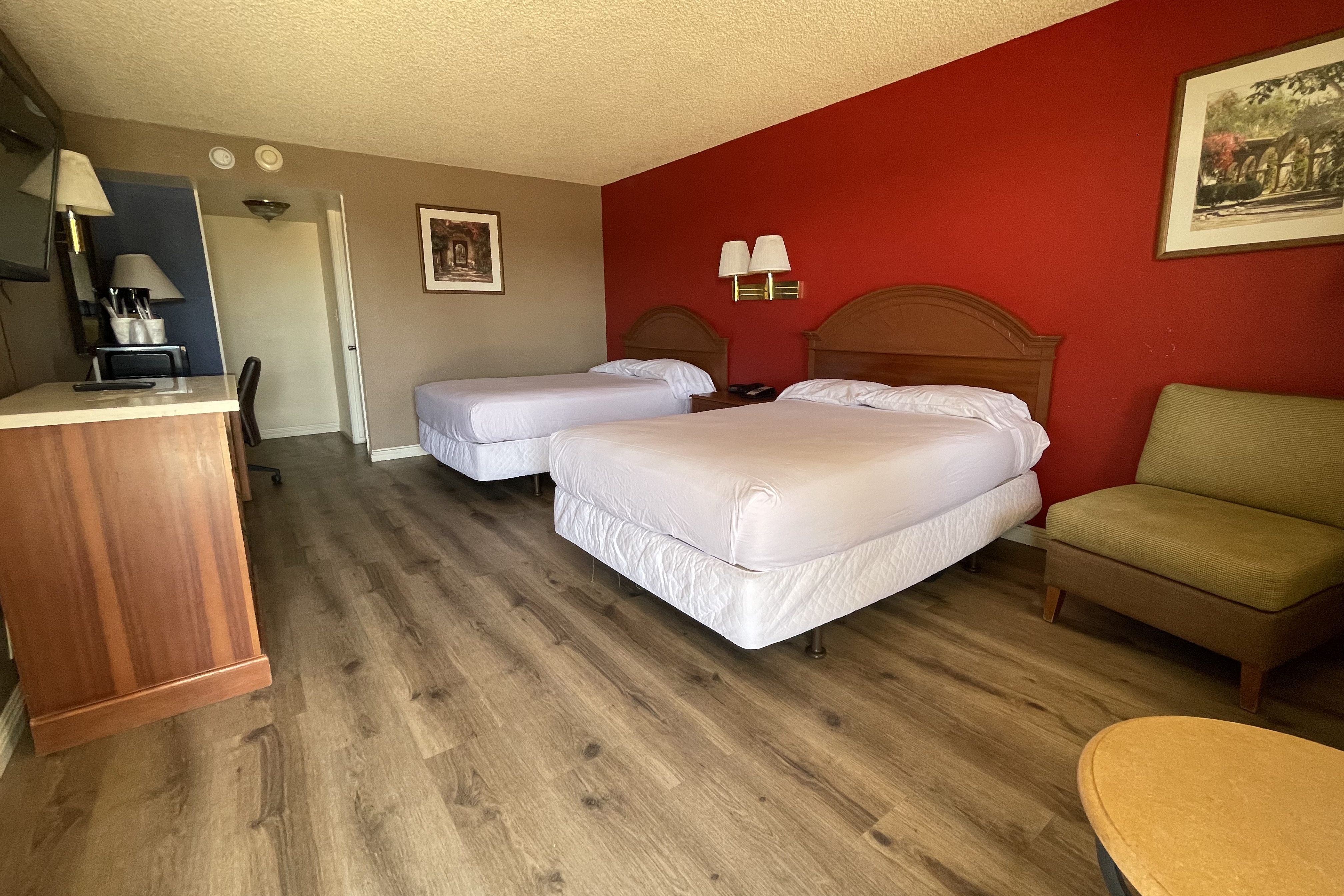 Guest room at the Travelodge by Wyndham Imperial/El Centro in Imperial, California