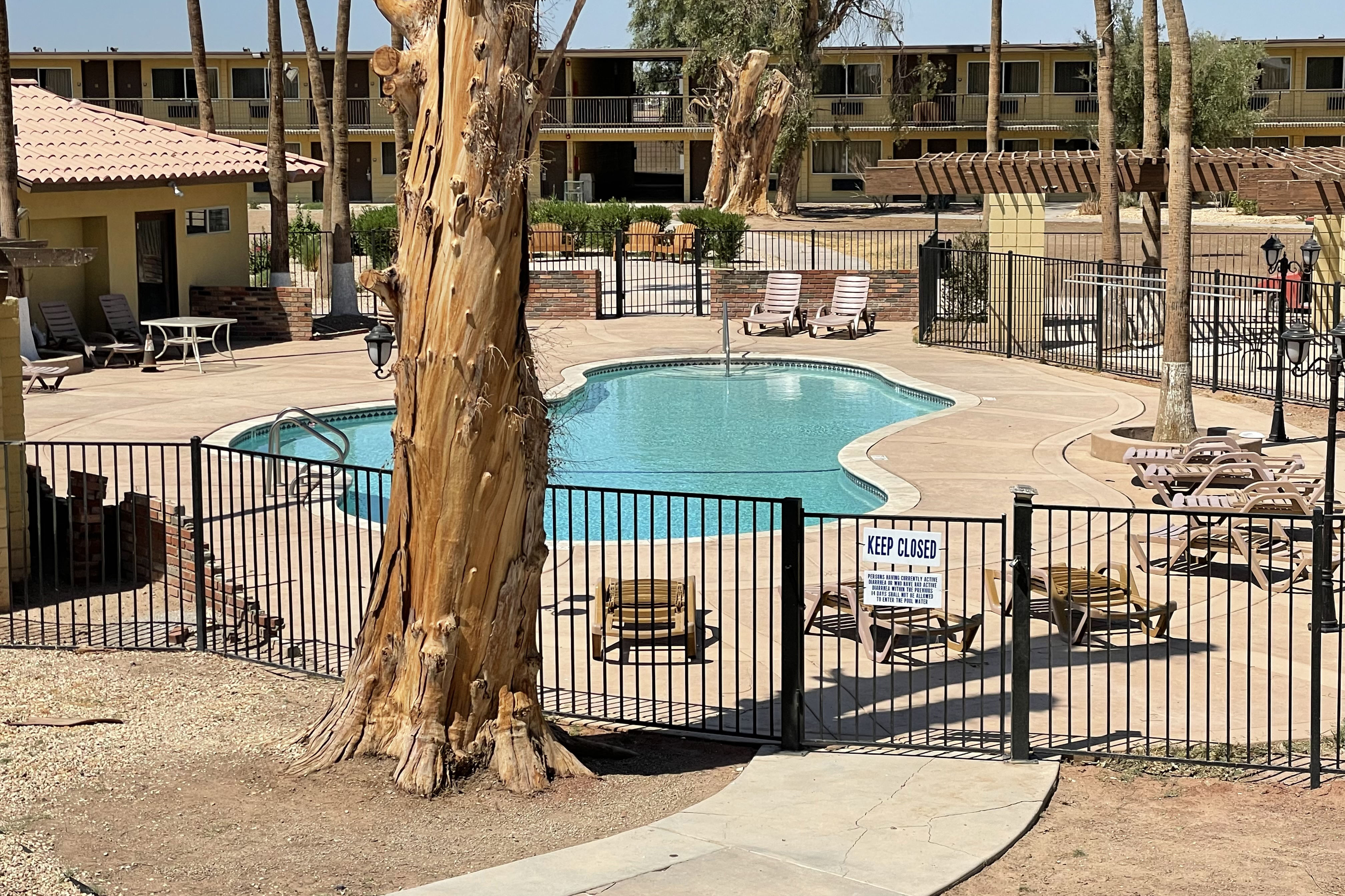Pool at the Travelodge by Wyndham Imperial/El Centro in Imperial, California