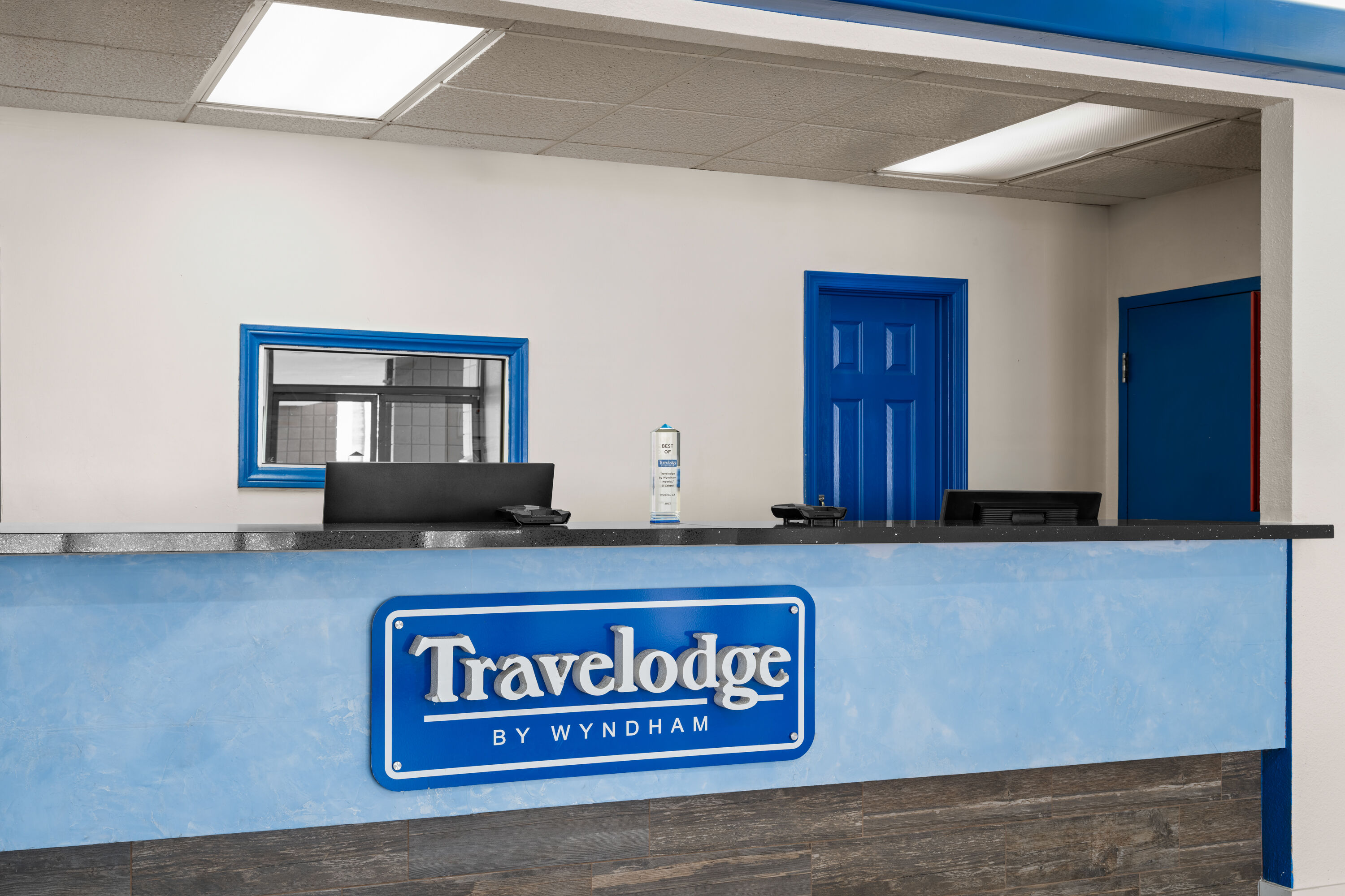 Travelodge by Wyndham Imperial/El Centro reception in Imperial, California