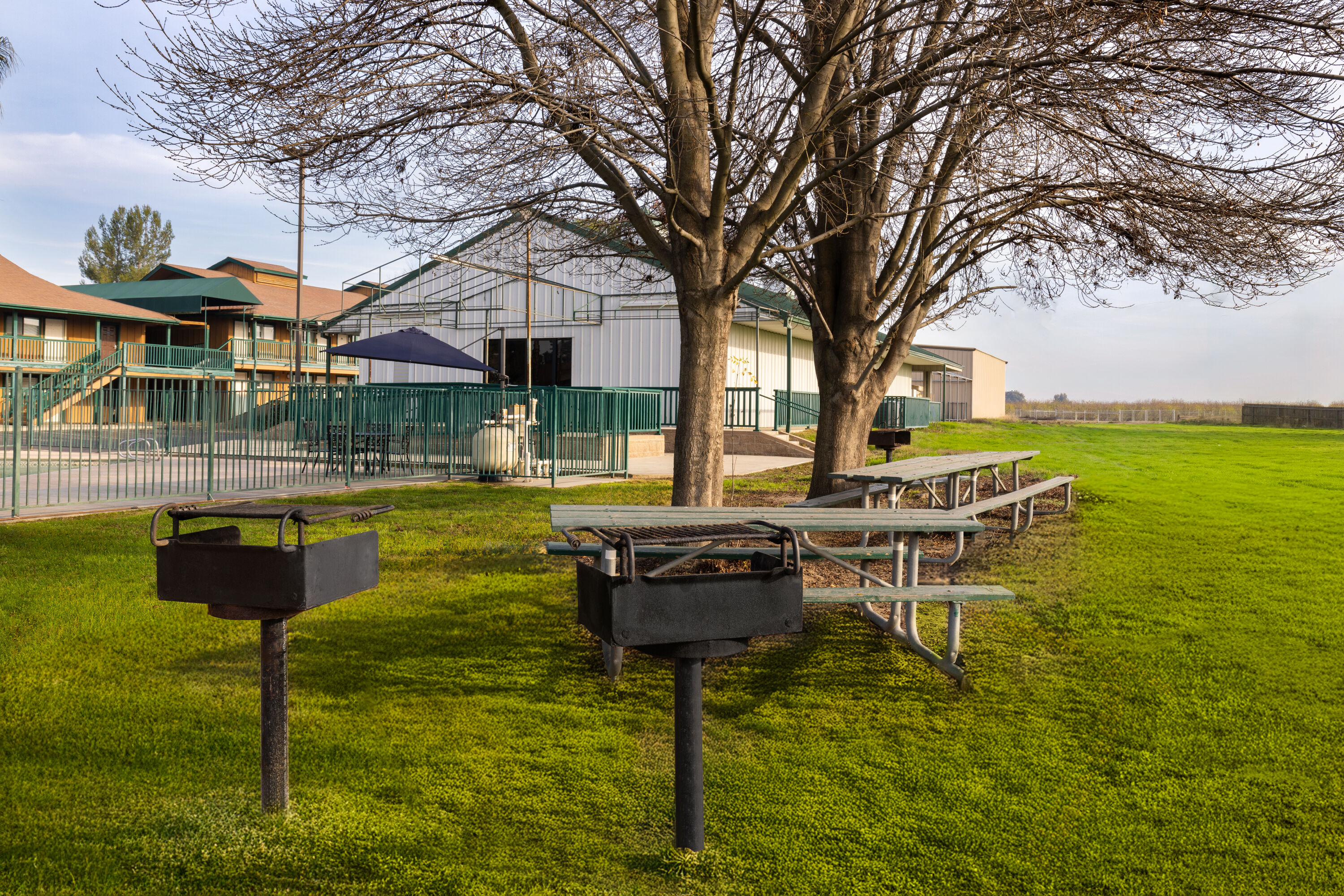 BBQ grill at Travelodge by Wyndham Lemoore Near Naval Air Station in Lemoore, California
