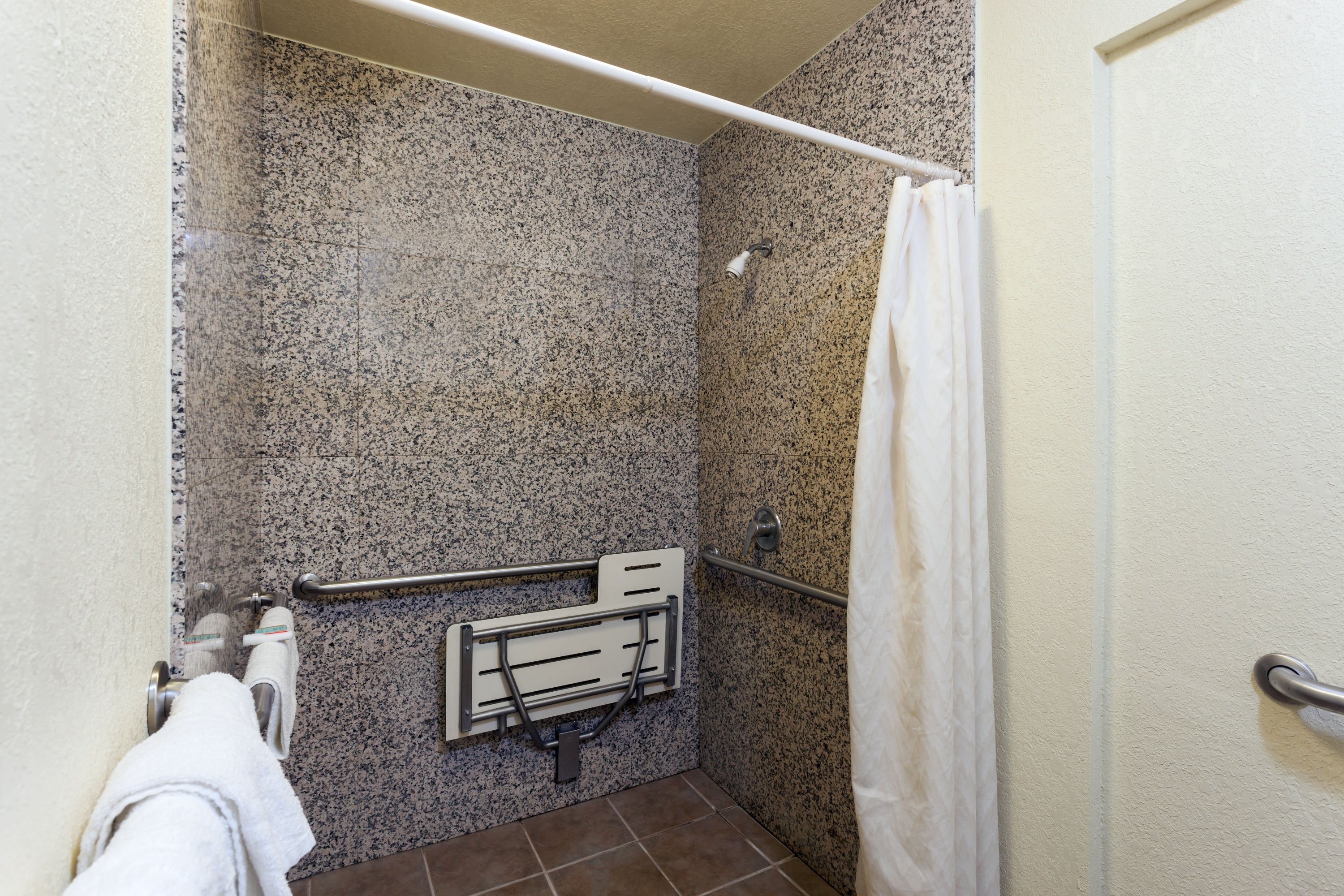 Guest room at the Travelodge by Wyndham Long Beach Convention Center in Long Beach, California