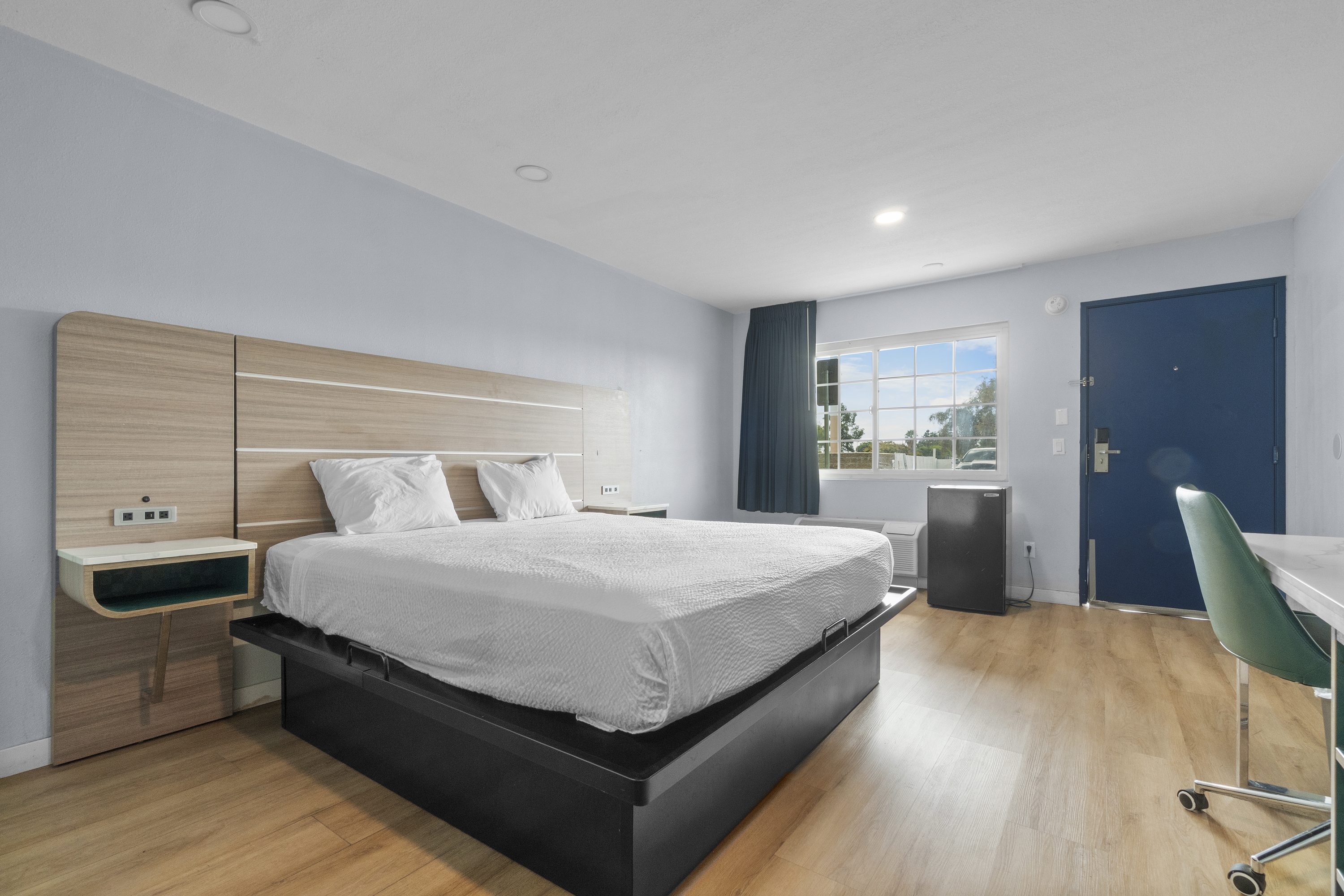 Guest room at the Travelodge by Wyndham Fairplex Pomona in Pomona, California