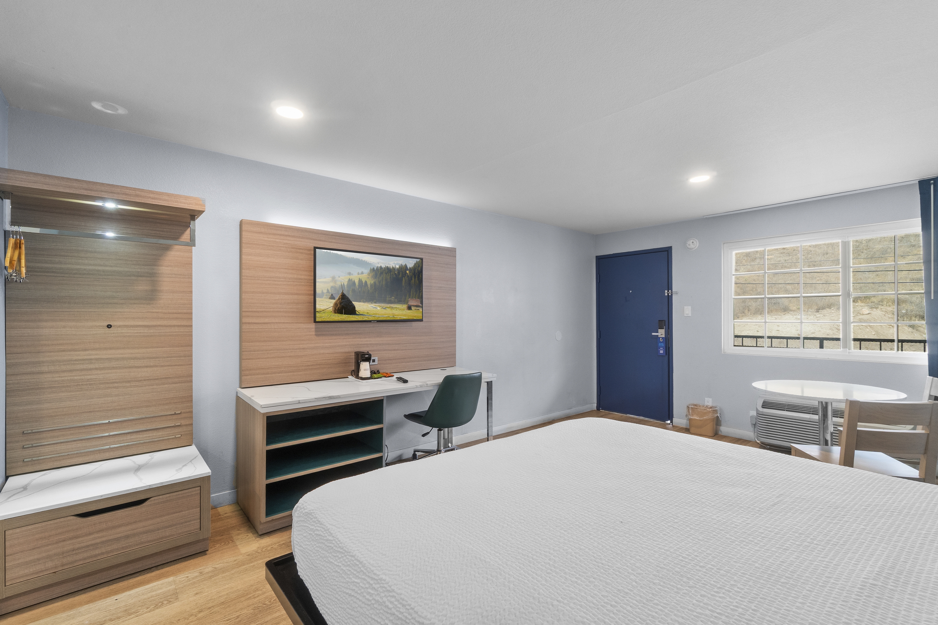 Guest room at the Travelodge by Wyndham Fairplex Pomona in Pomona, California