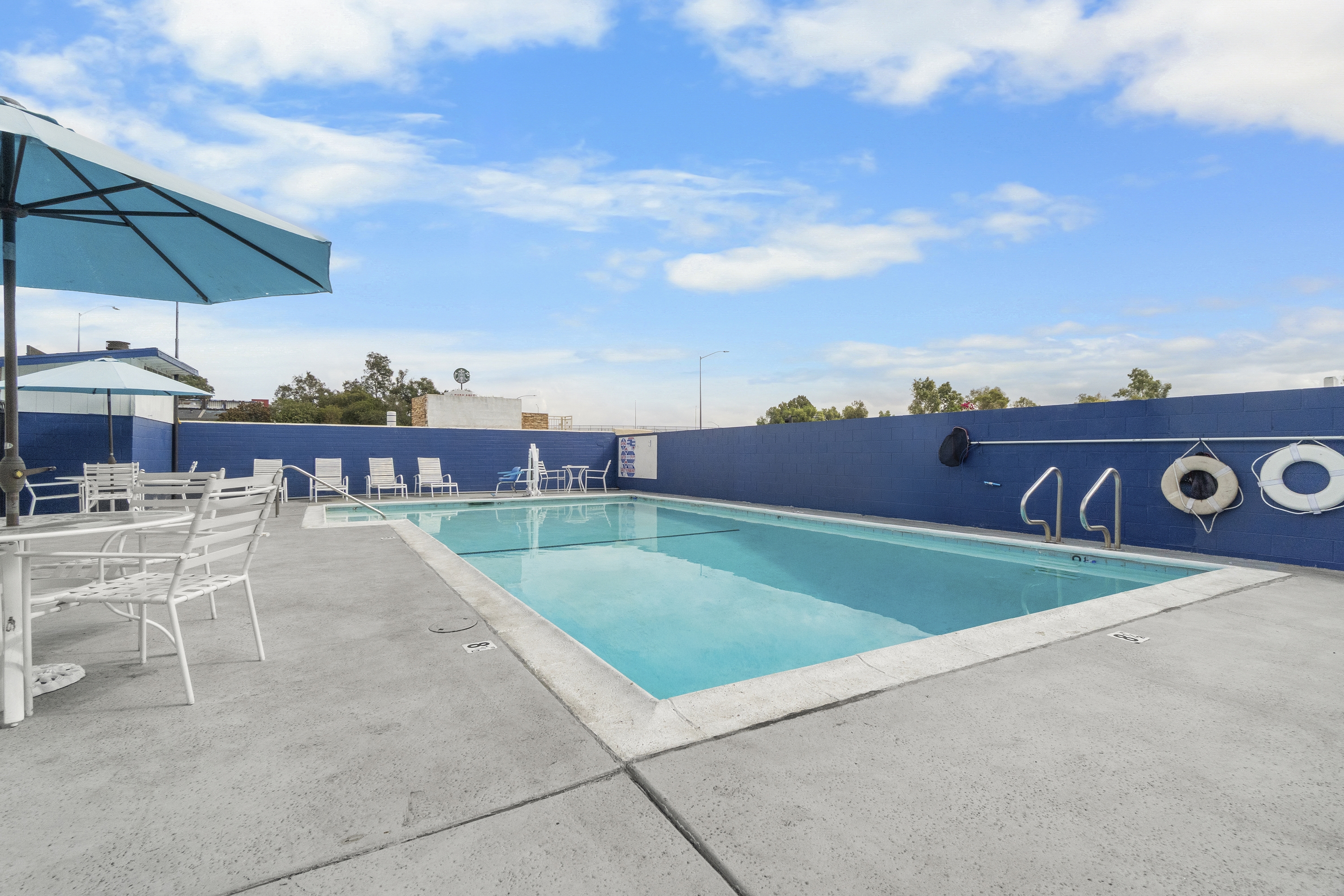 Pool at the Travelodge by Wyndham Fairplex Pomona in Pomona, California