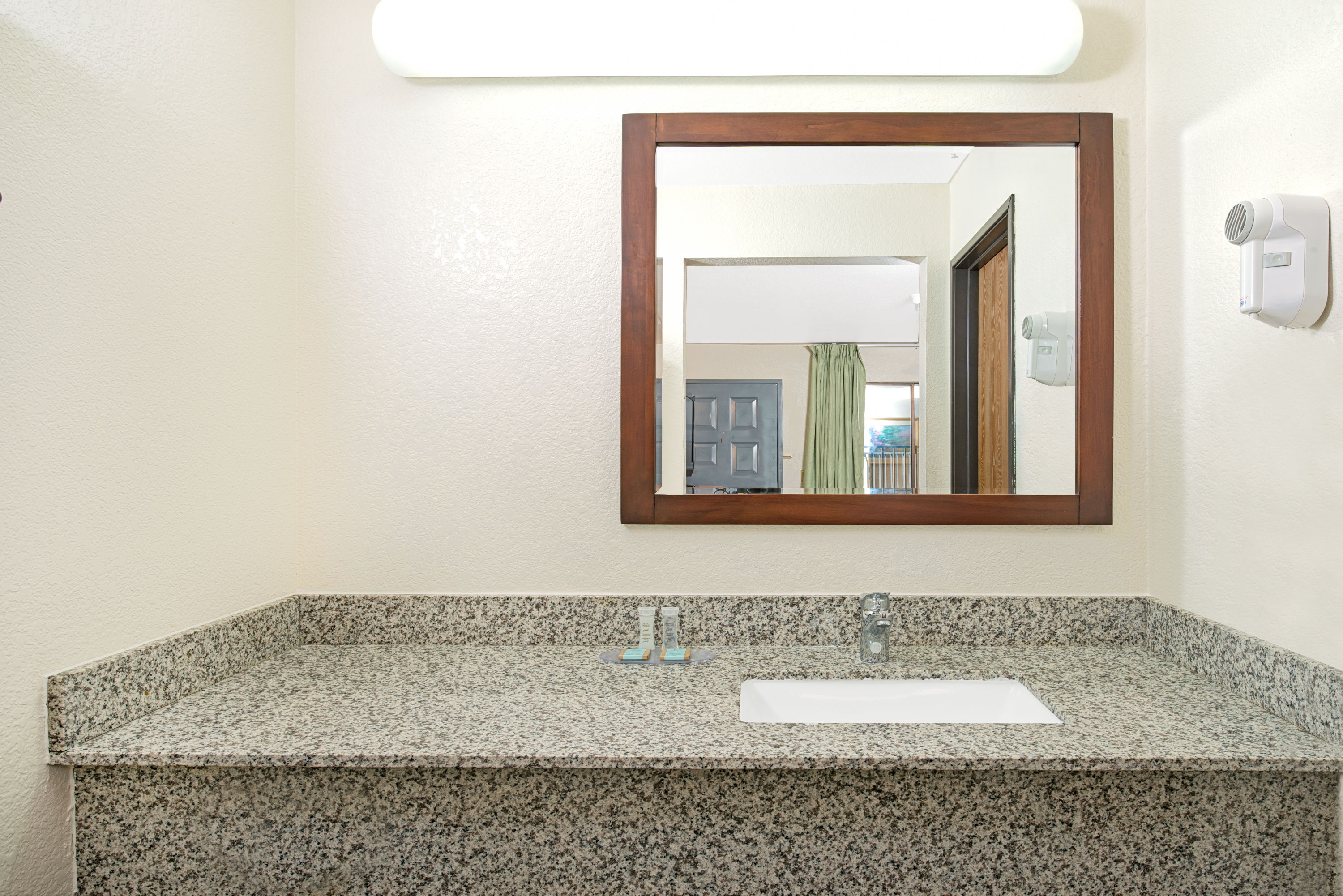 Guest room at the Travelodge by Wyndham Sacramento / Rancho Cordova in Sacramento, California