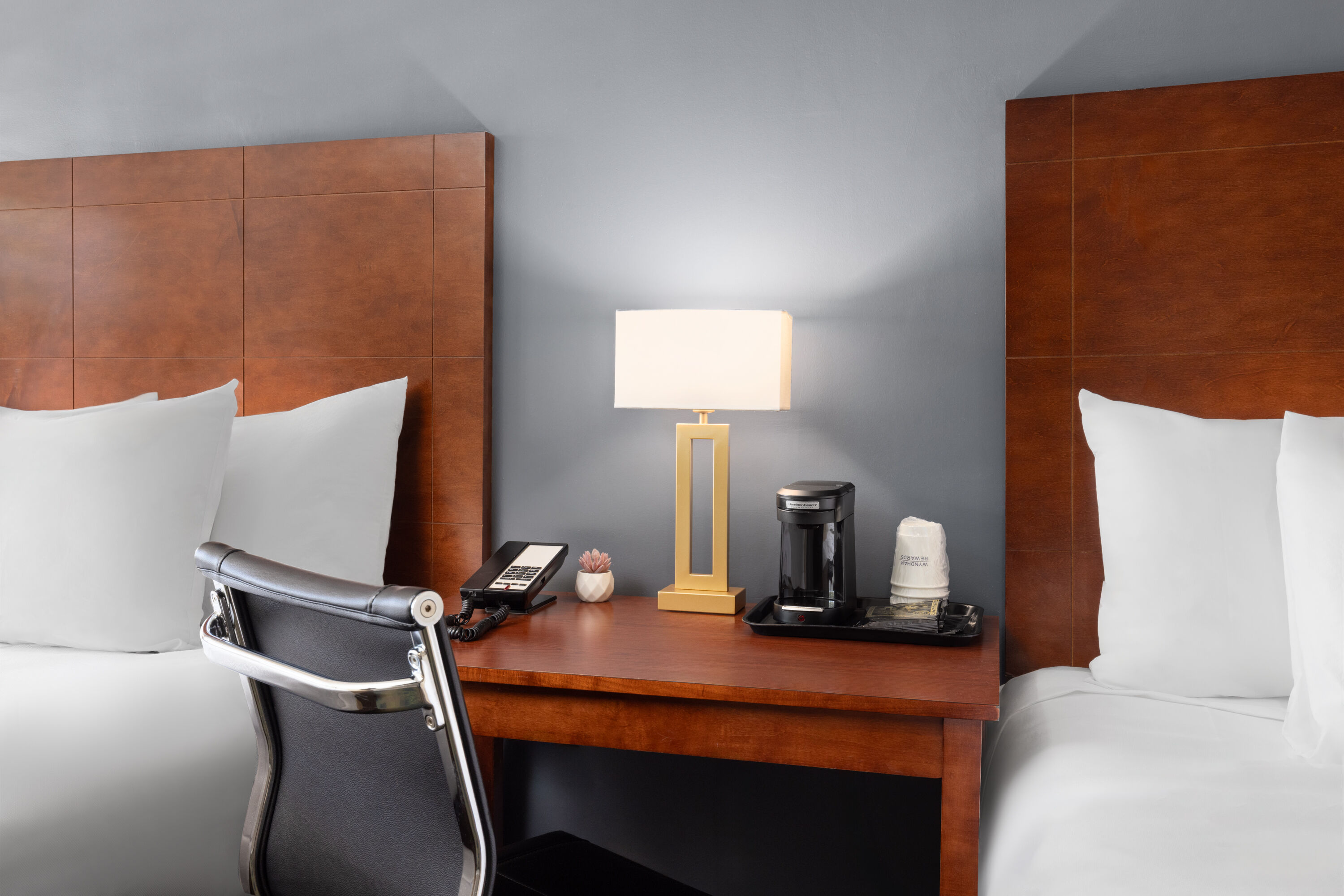 Guest room at the Travelodge by Wyndham by Fisherman's Wharf in San Francisco, California