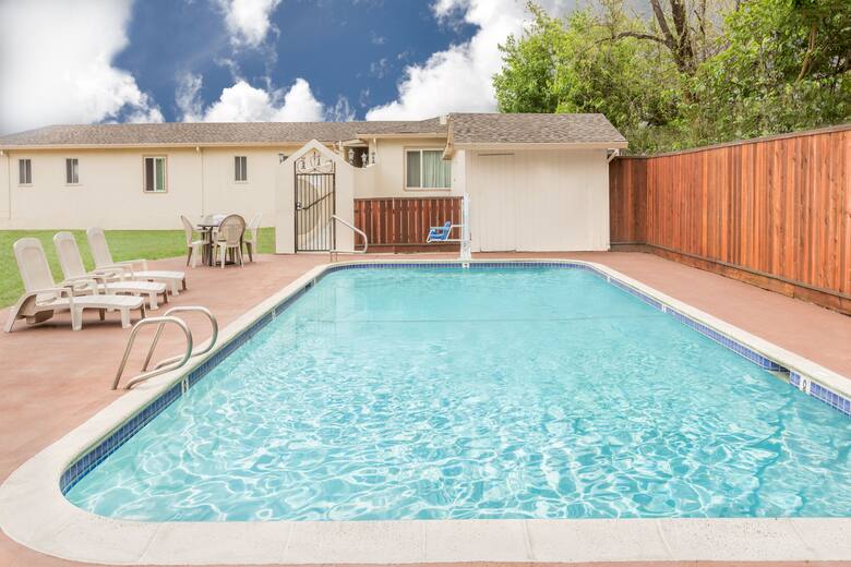 Pool at the Travelodge Santa Rosa Wine Country in Santa Rosa, California