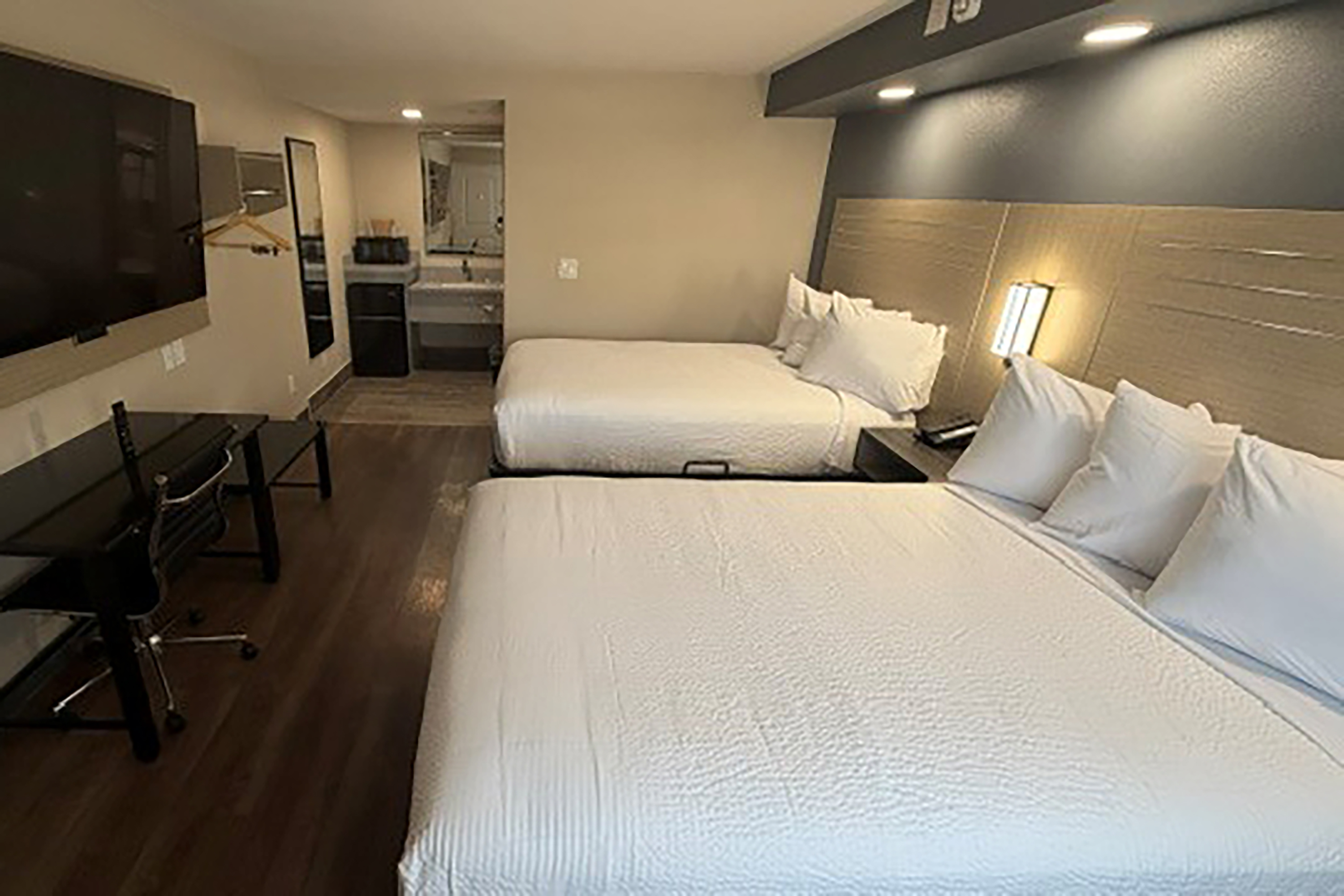 Guest room at the Travelodge by Wyndham Ukiah in Ukiah, California