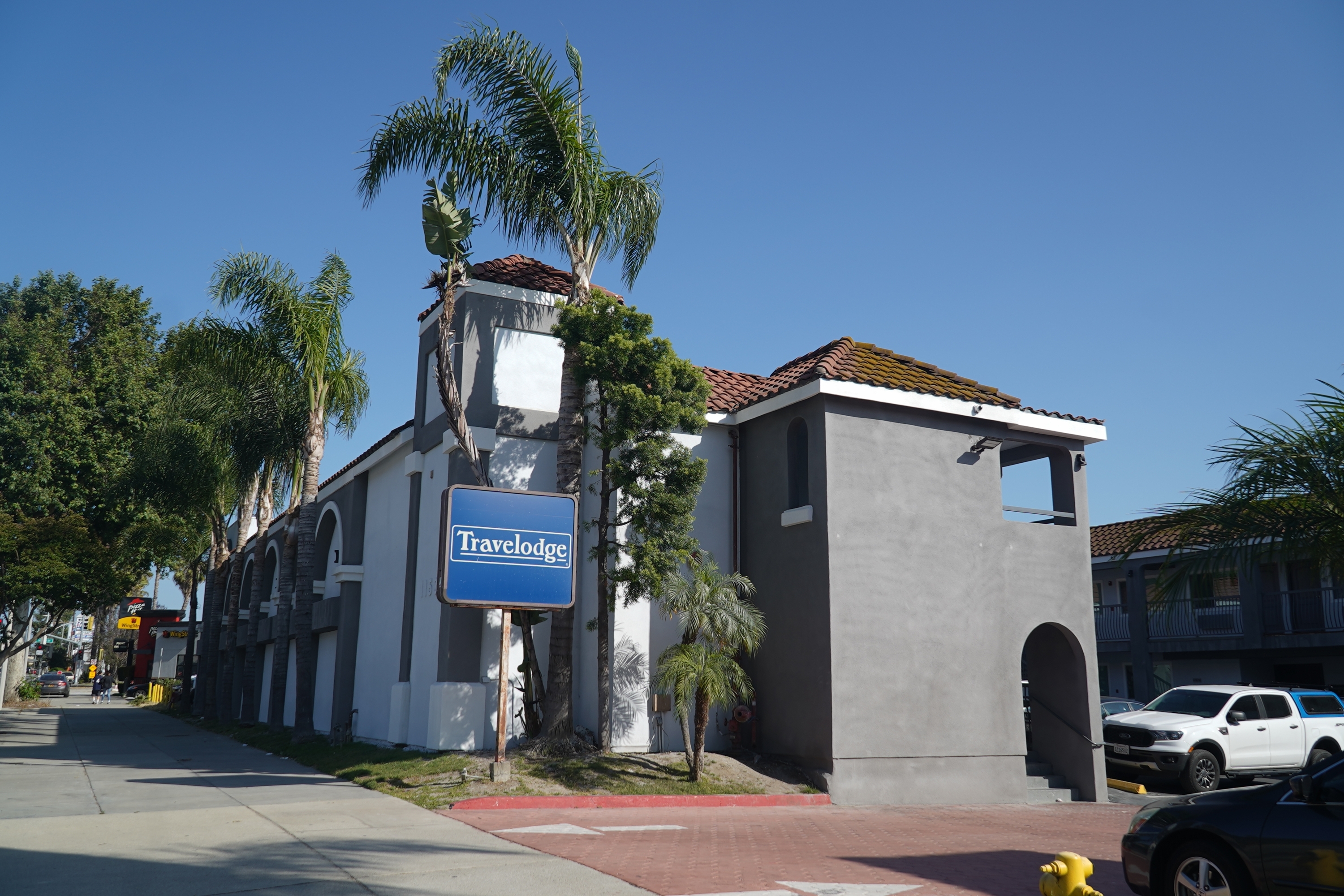 Exterior of Travelodge by Wyndham Whittier hotel in Whittier, California