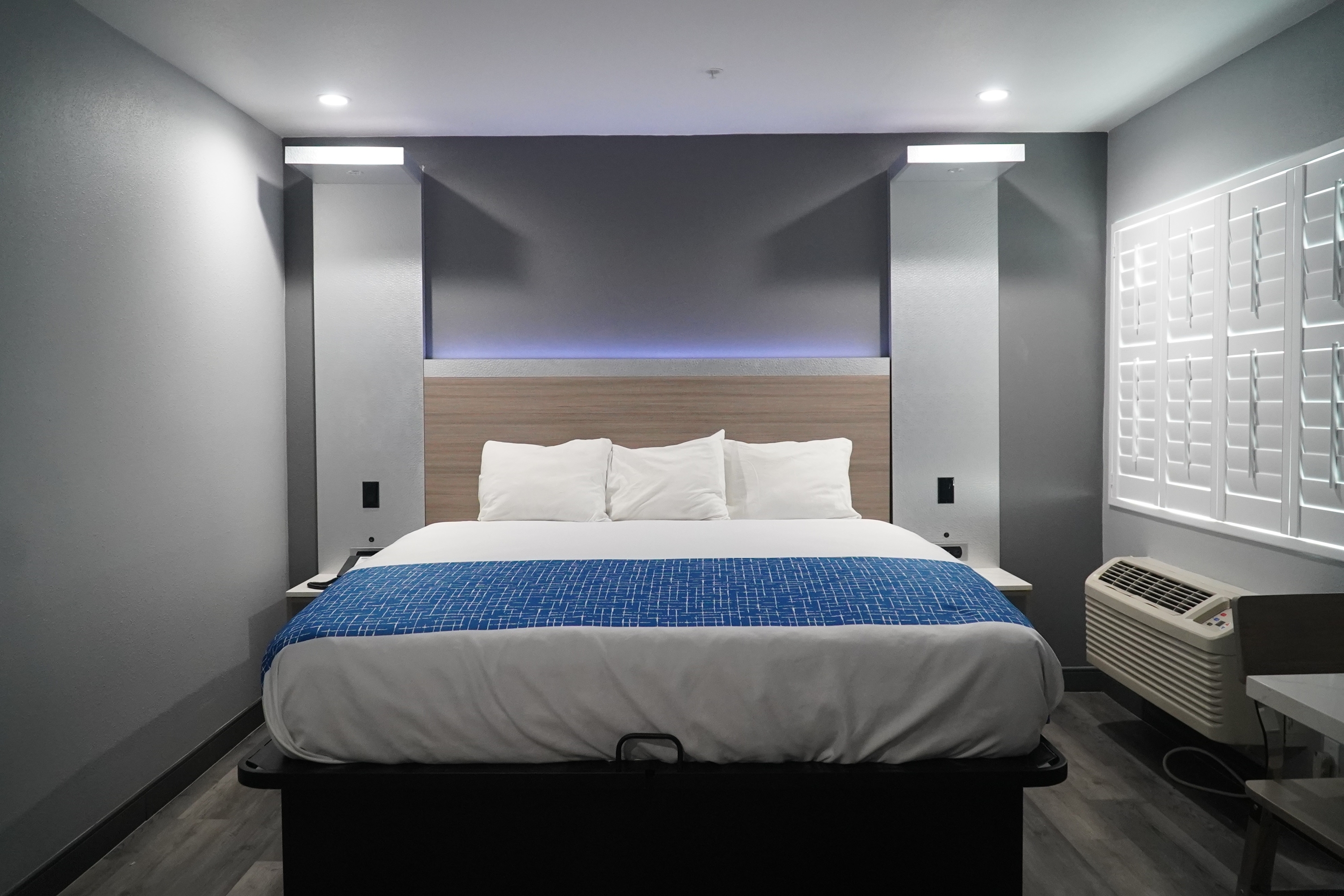 Guest room at the Travelodge by Wyndham Whittier in Whittier, California