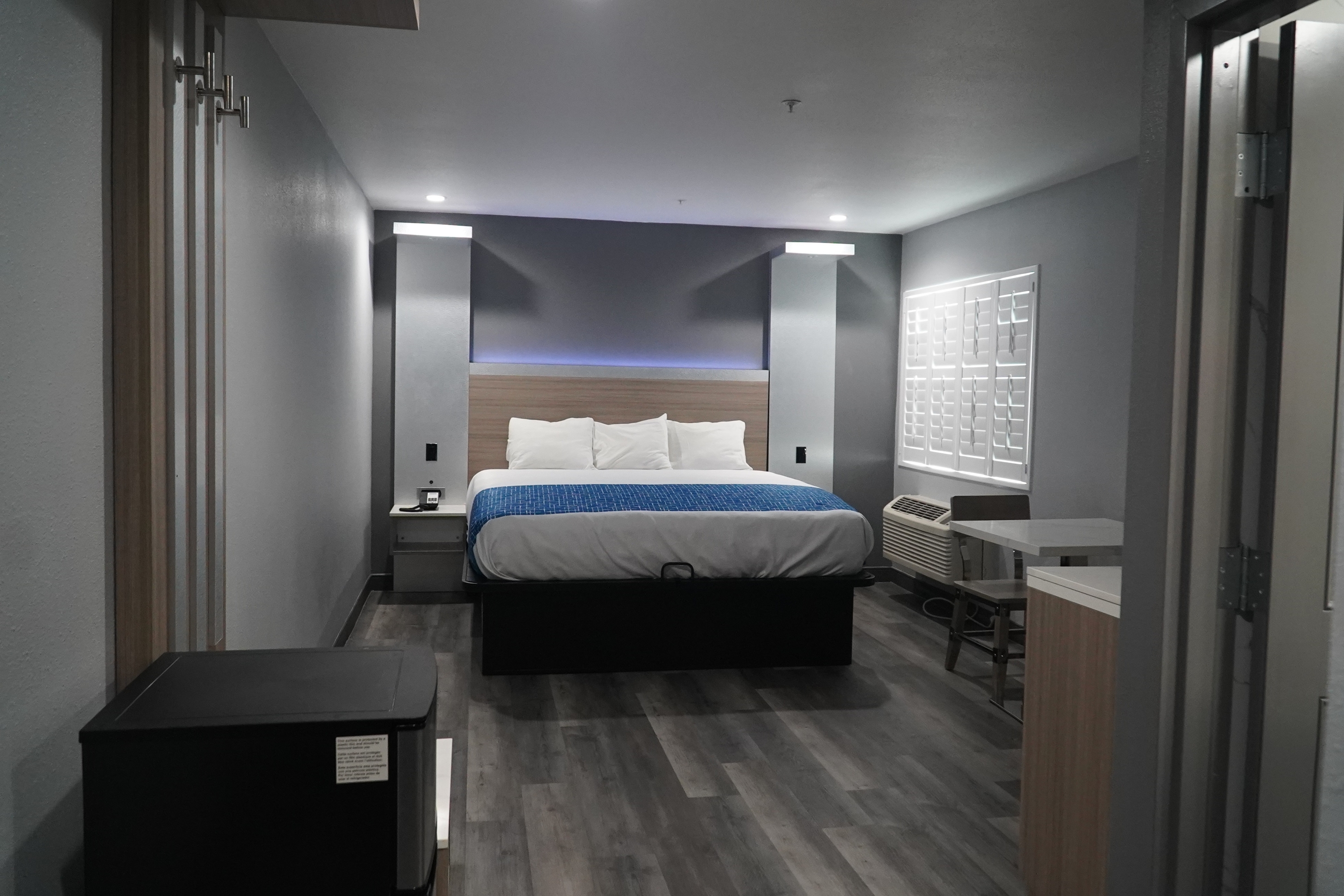 Guest room at the Travelodge by Wyndham Whittier in Whittier, California