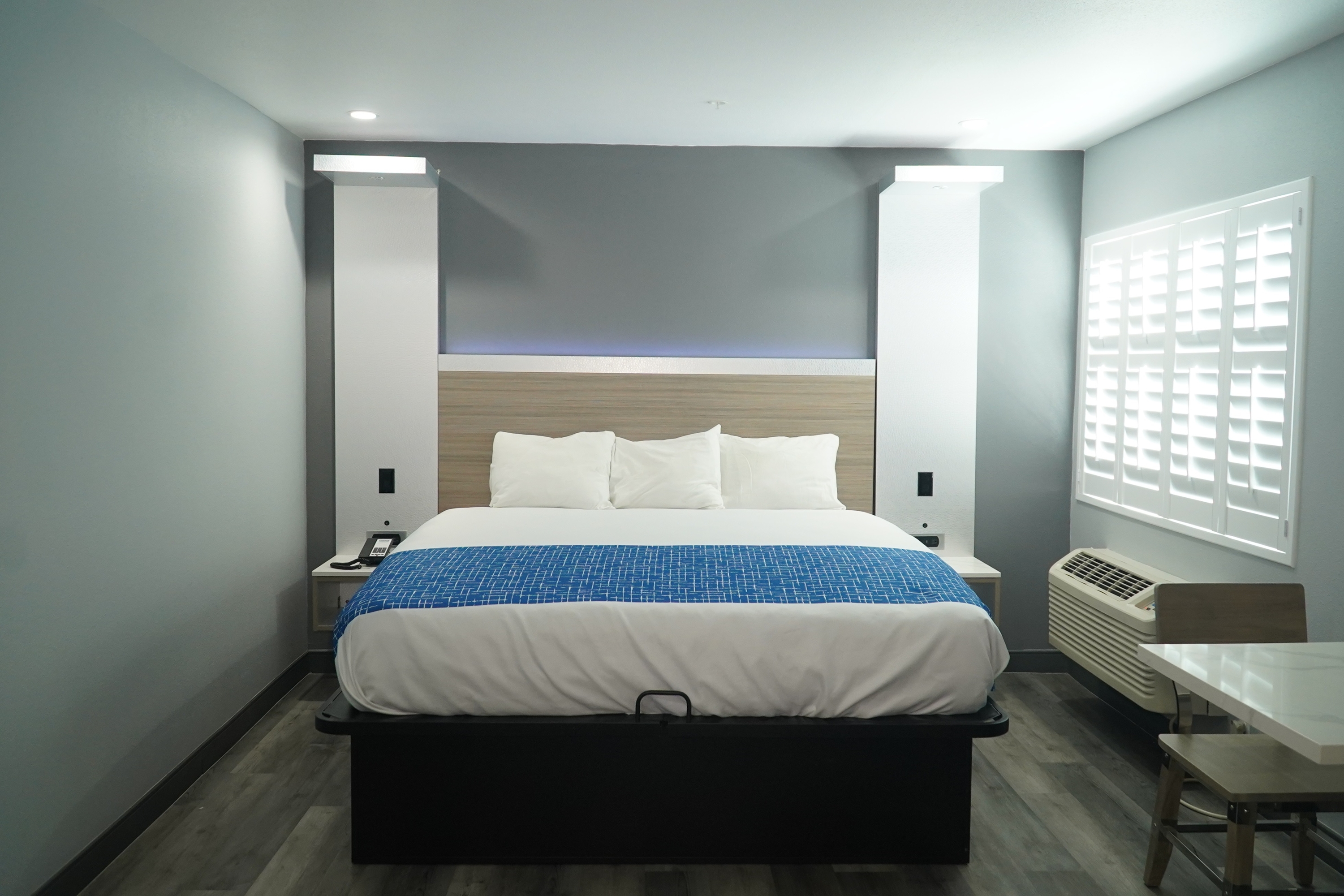 Guest room at the Travelodge by Wyndham Whittier in Whittier, California