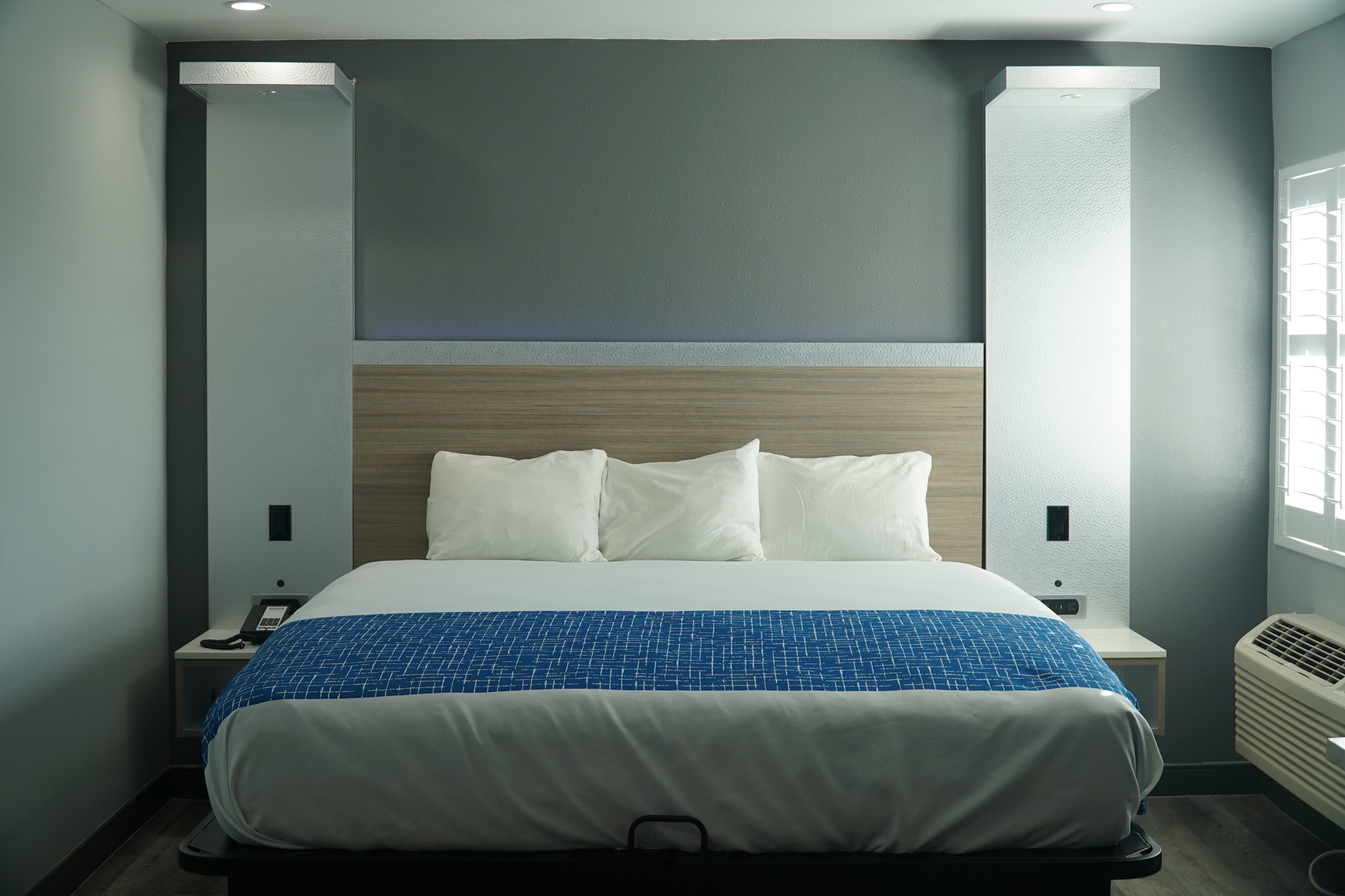 Guest room at the Travelodge by Wyndham Whittier in Whittier, California