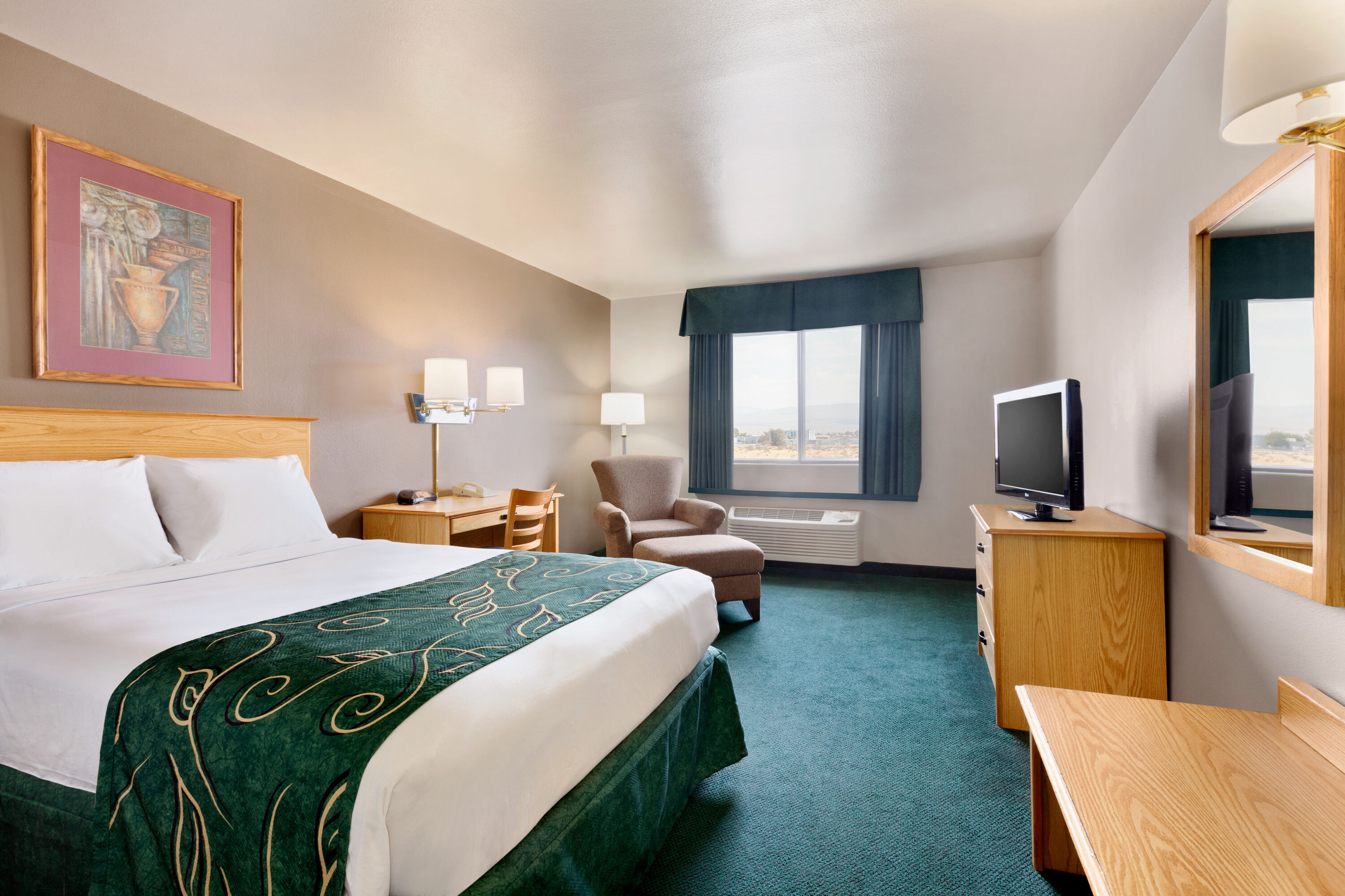 Guest room at the Travelodge by Wyndham Yermo in Yermo, California