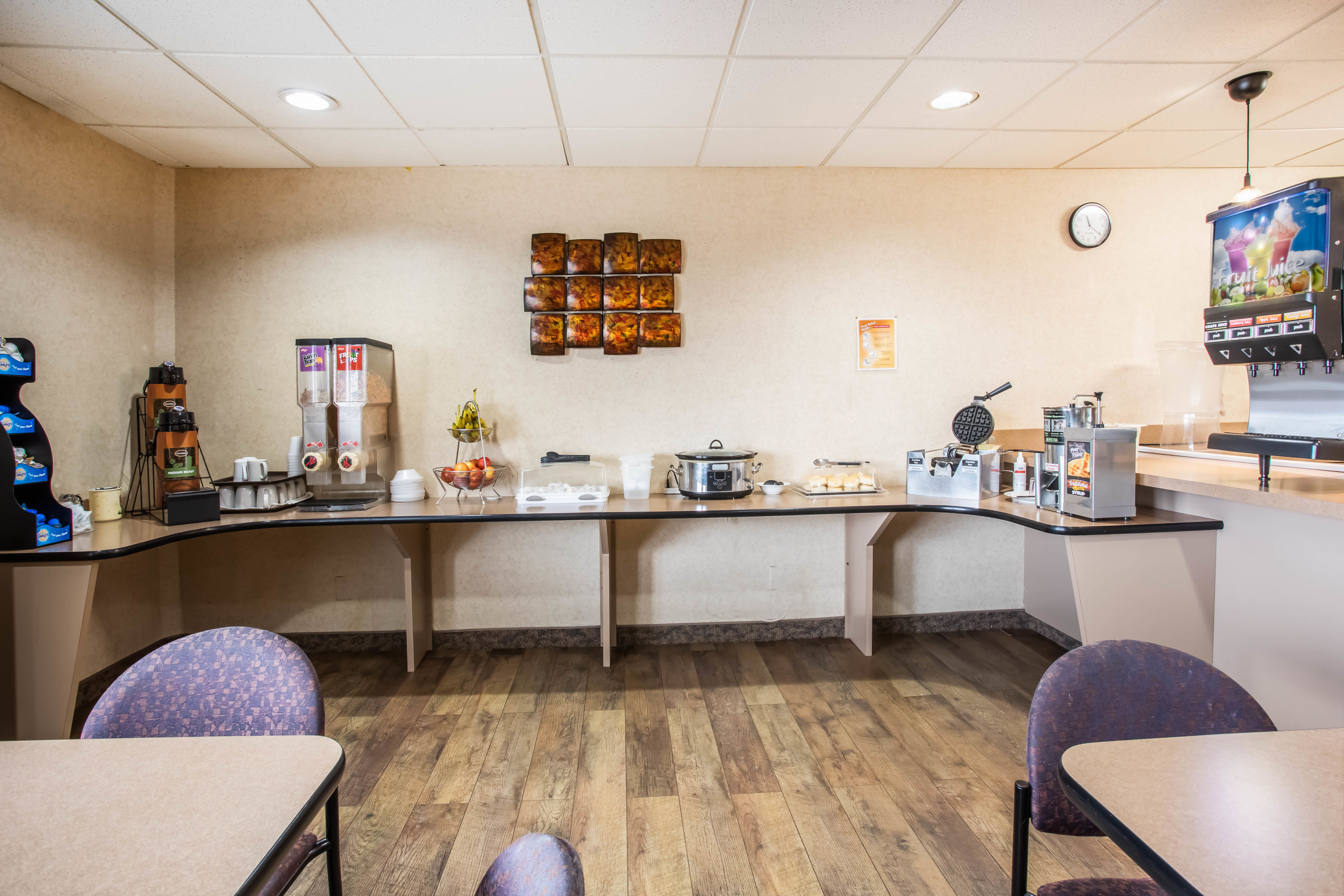 Free breakfast at Travelodge by Wyndham Colorado Springs Airport/Peterson SFB in Colorado Springs, Colorado