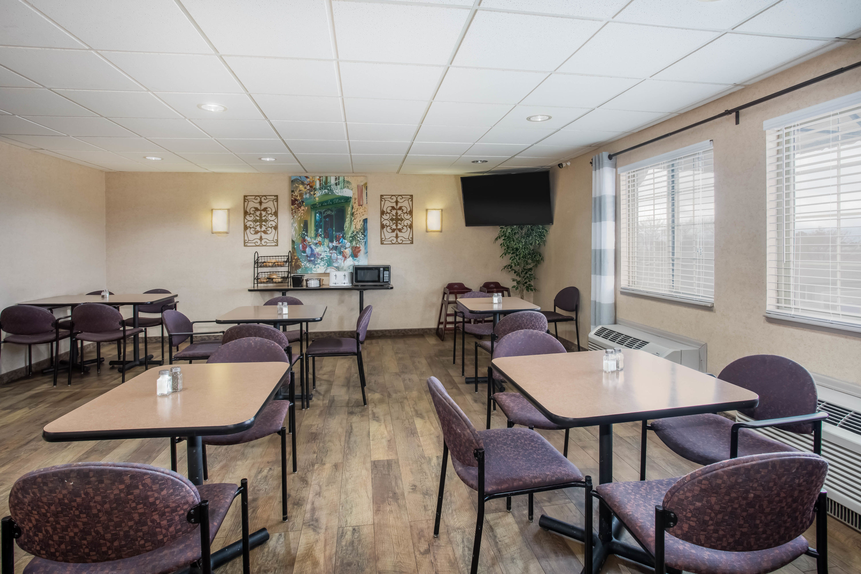 Free breakfast at Travelodge by Wyndham Colorado Springs Airport/Peterson SFB in Colorado Springs, Colorado