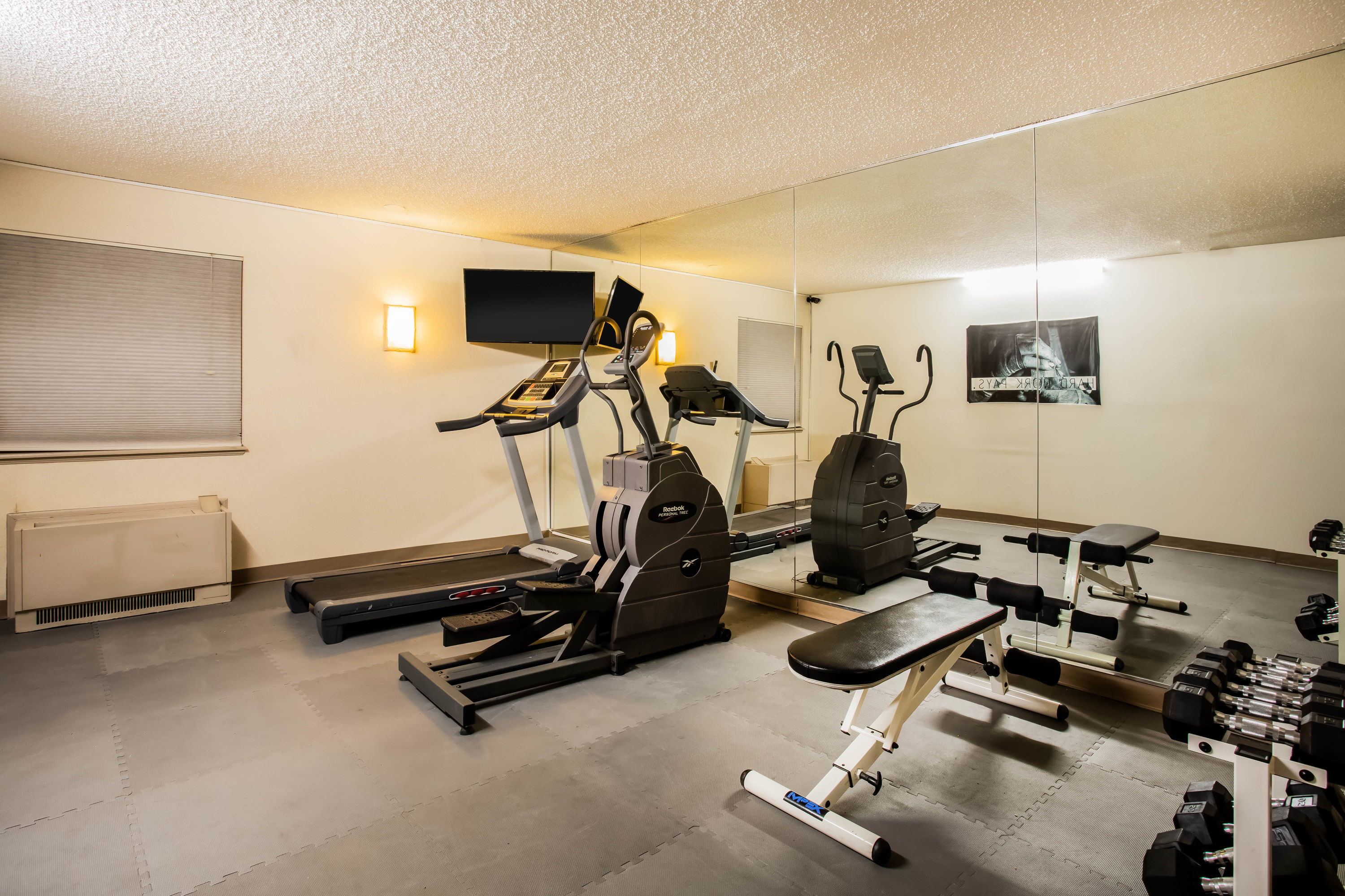 Fitness room at Travelodge by Wyndham Colorado Springs Airport/Peterson SFB in Colorado Springs, Colorado